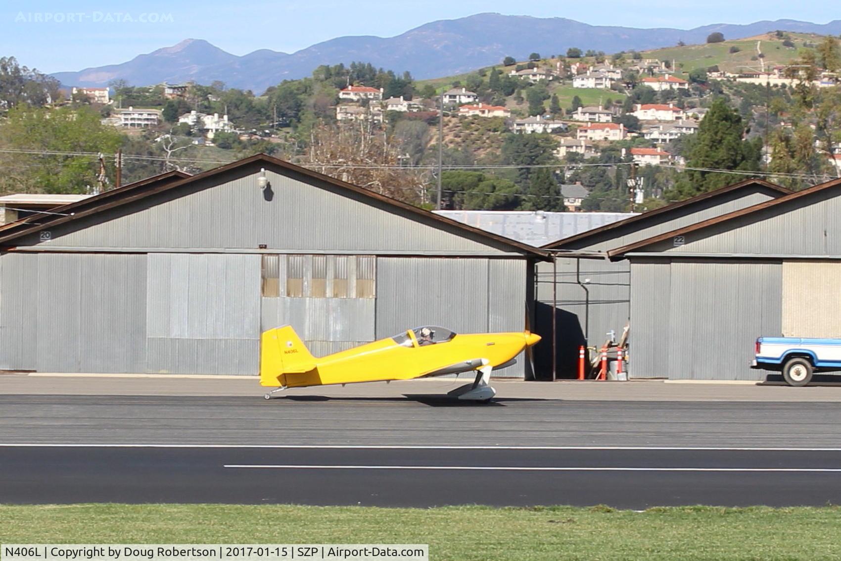 N406L, 2008 Vans RV-6 C/N 936, Provo PROVO 6, Lycoming O-320 160 Hp, taxi to Rwy 22