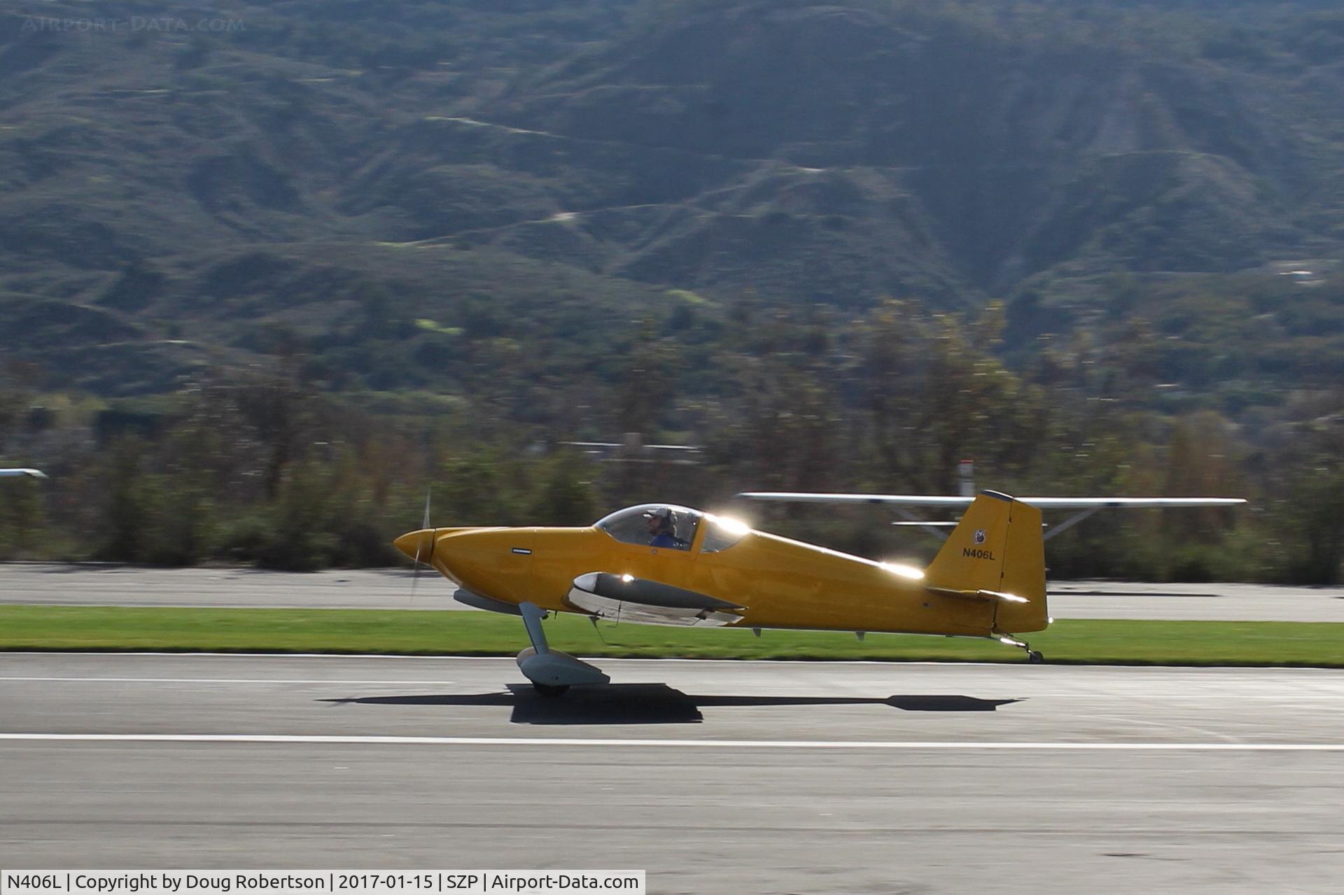 N406L, 2008 Vans RV-6 C/N 936, Provo PROVO 6, Lycoming O-320 160 Hp, landing Rwy 04
