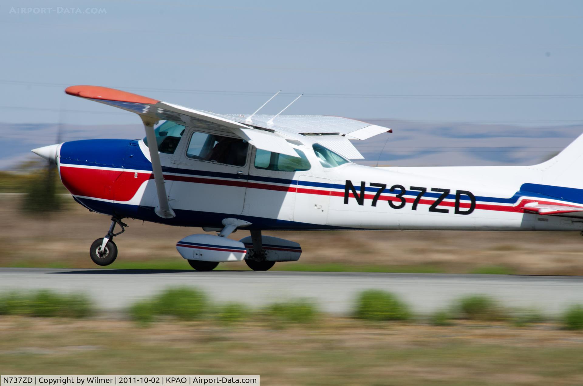 N737ZD, 1977 Cessna 172N C/N 17269794, N737ZD landing at Palo Alo airport