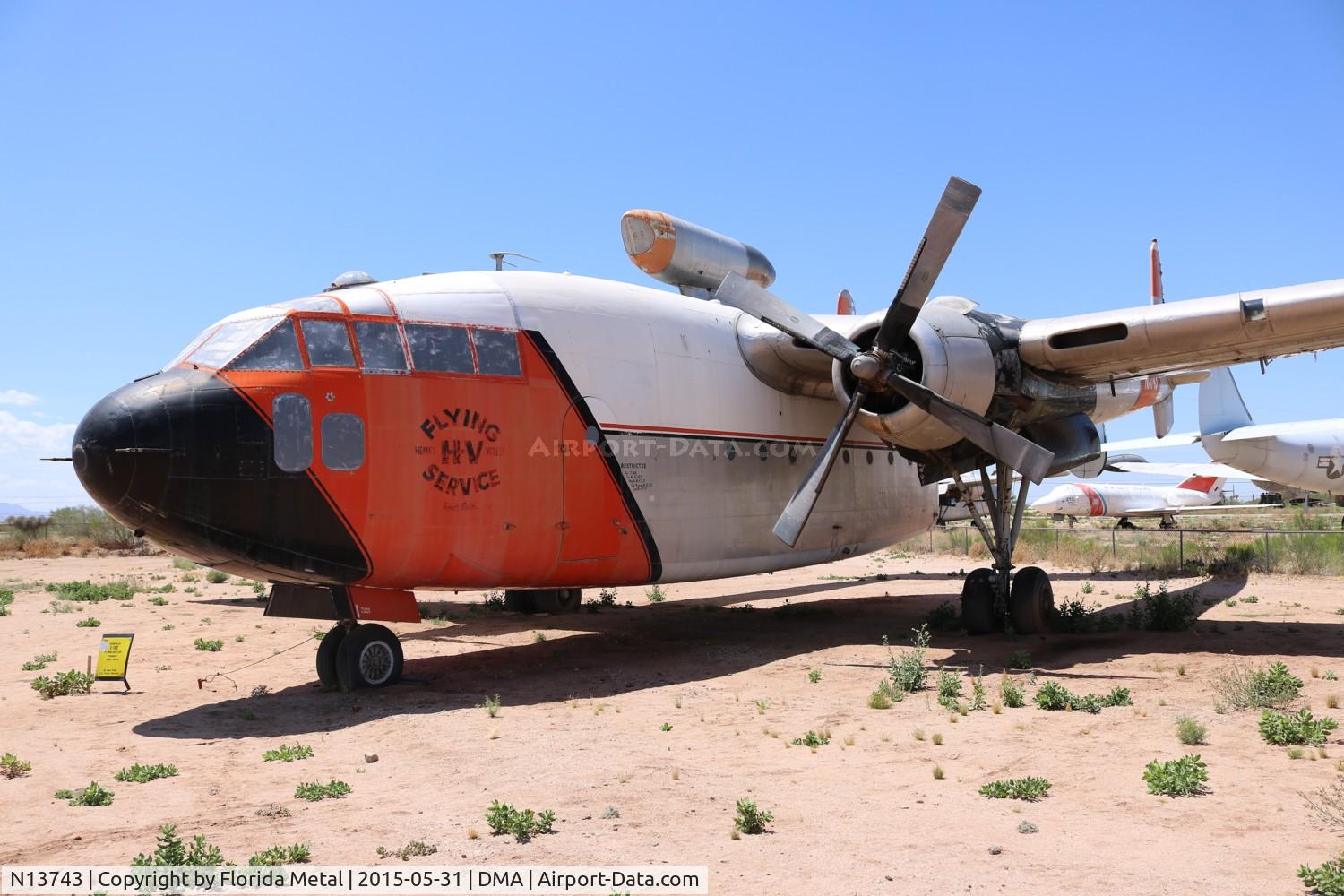 N13743, 1949 Fairchild C-119C Flying Boxcar C/N 10369, C-119C