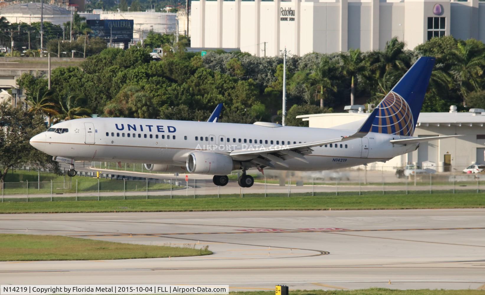 N14219, 1998 Boeing 737-824 C/N 28781, United