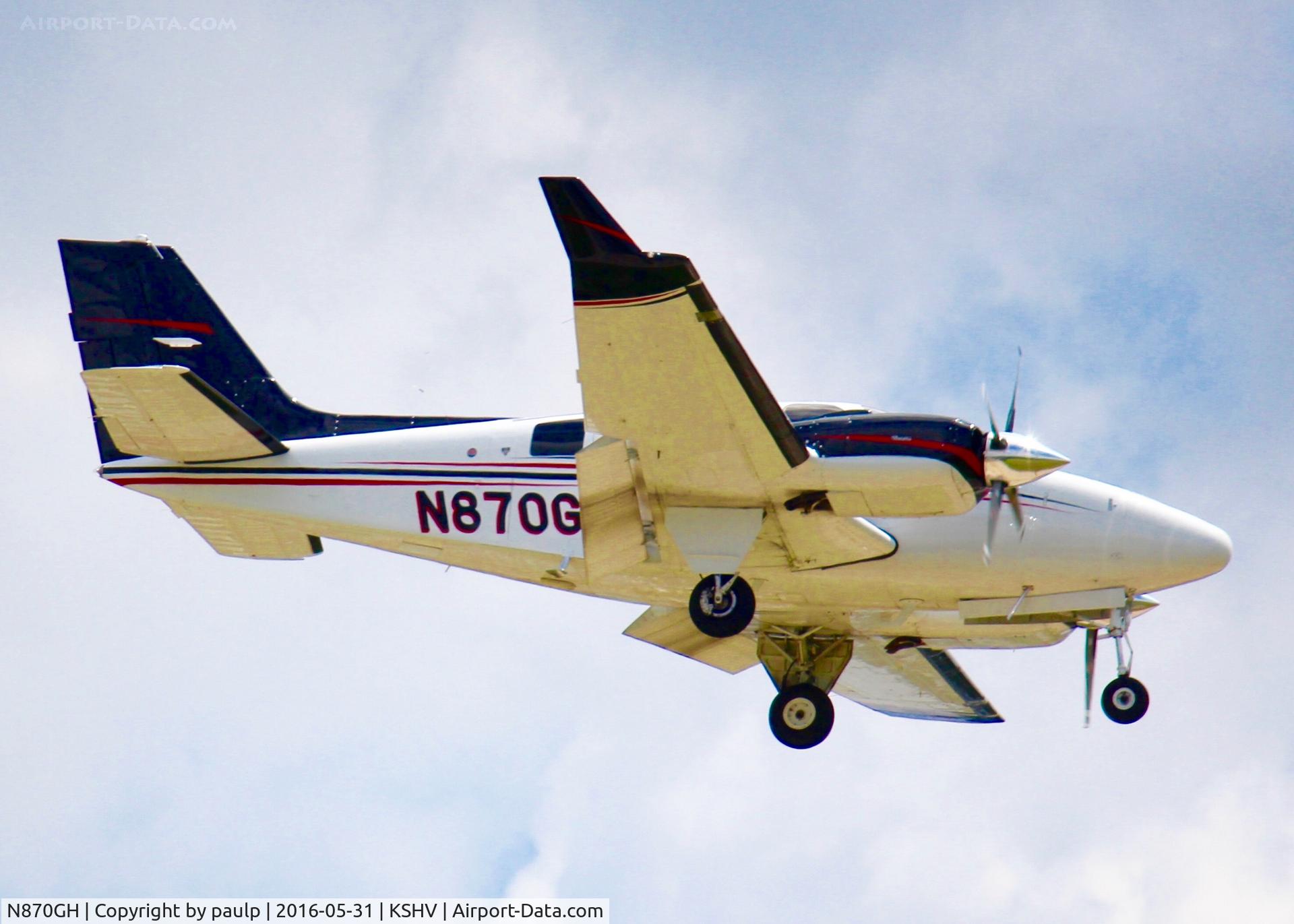 N870GH, 1979 Beech 58 Baron C/N TH-1018, At Shreveport Regional.