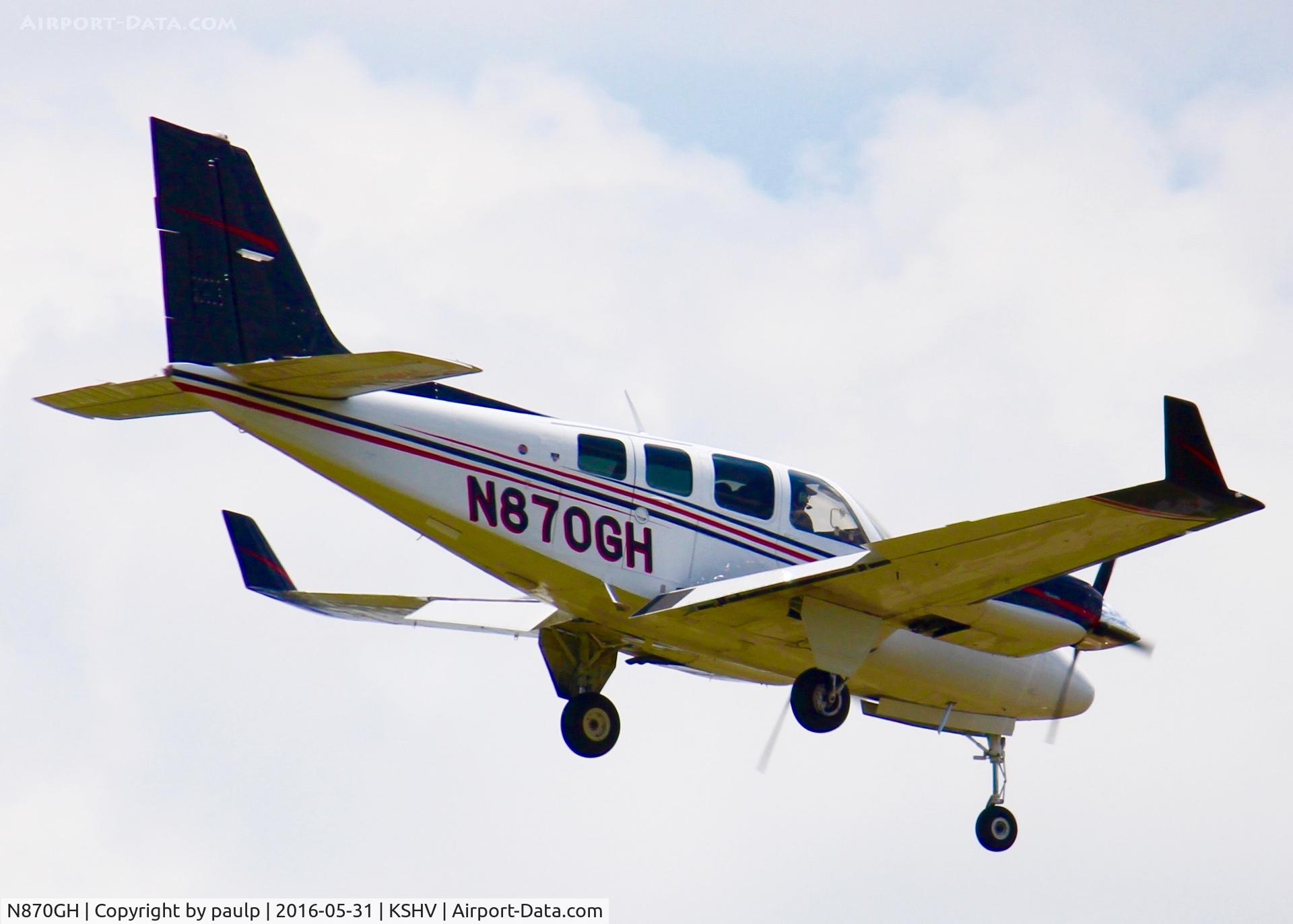 N870GH, 1979 Beech 58 Baron C/N TH-1018, At Shreveport Regional.