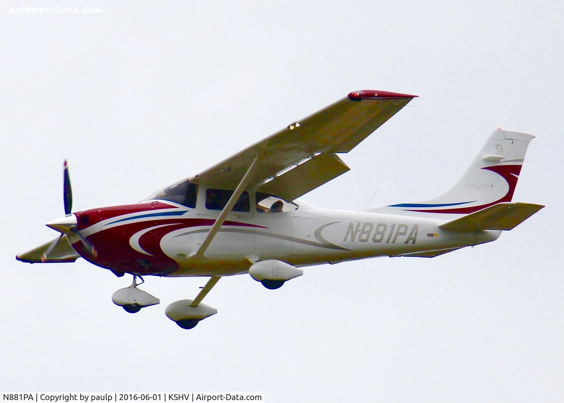 N881PA, 2009 Cessna T182T Turbo Skylane C/N T18208960, At Shreveport Regional.