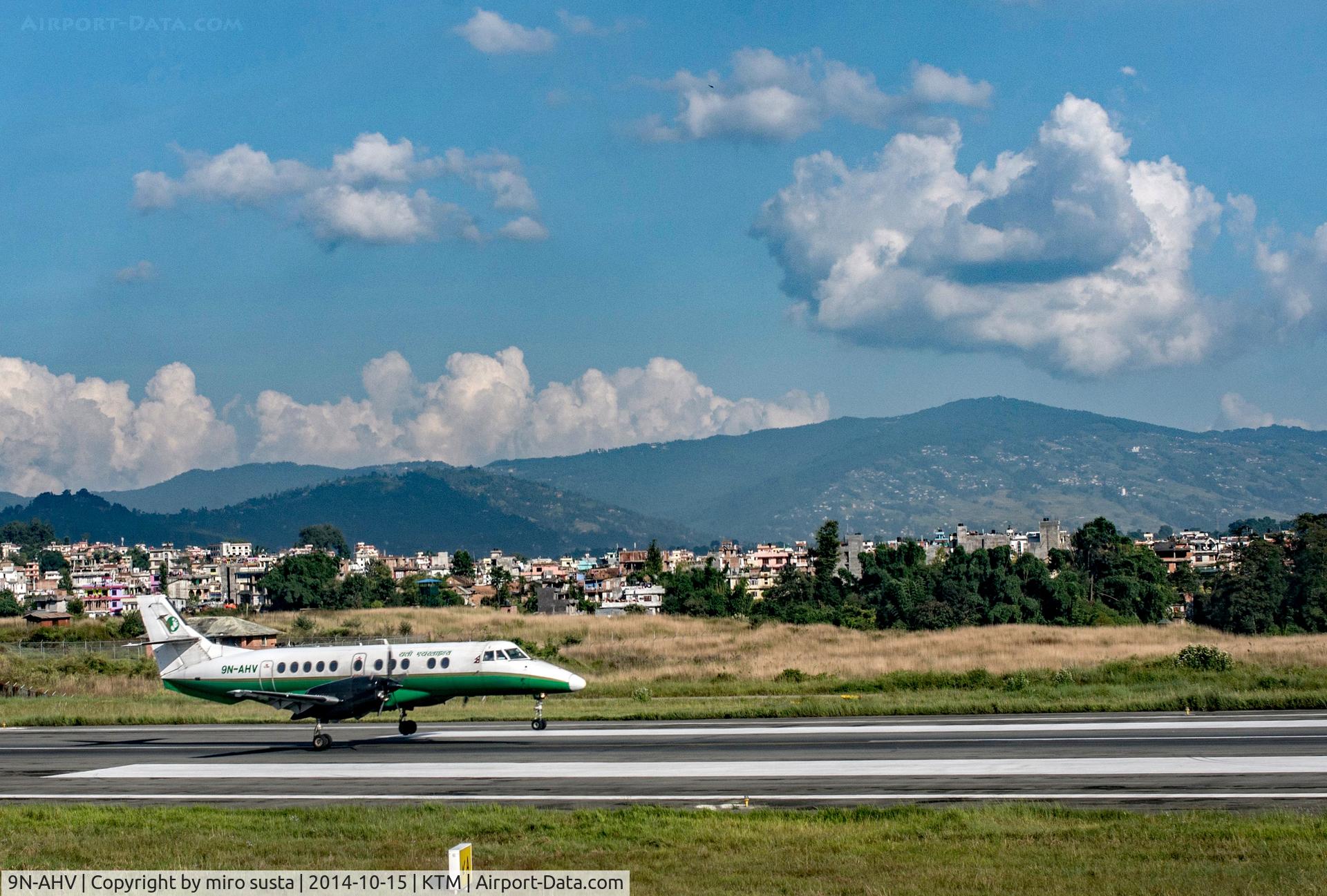 9N-AHV, 1996 British Aerospace Jetstream 41 C/N 41077, Yeti Airlines Jetstream 41 airplane during take off from Kathmandu International Airport.