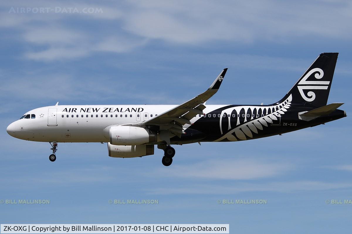 ZK-OXG, 2015 Airbus A320-232 C/N 6460, NZ527 from AKL