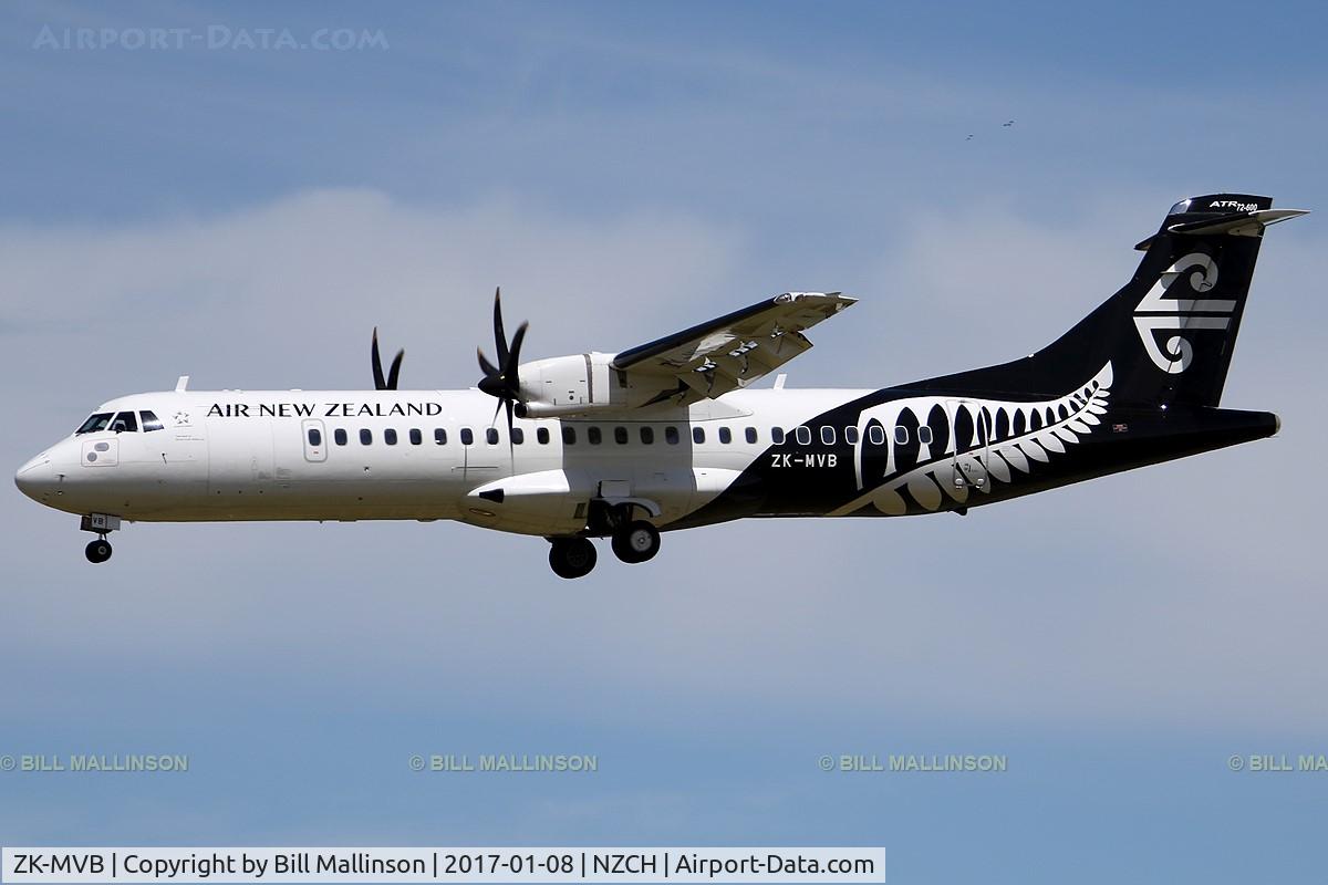 ZK-MVB, 2012 ATR 72-212A C/N 1065, NZ5095 from WLG