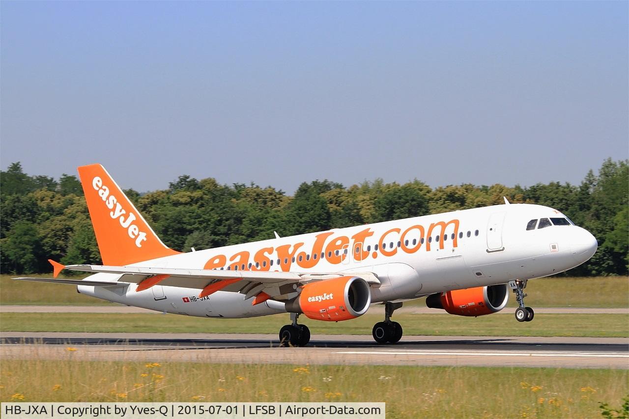 HB-JXA, 2012 Airbus A320-214 C/N 5138, Airbus A320-214, Landing rwy 15, Bâle-Mulhouse-Fribourg airport (LFSB-BSL)