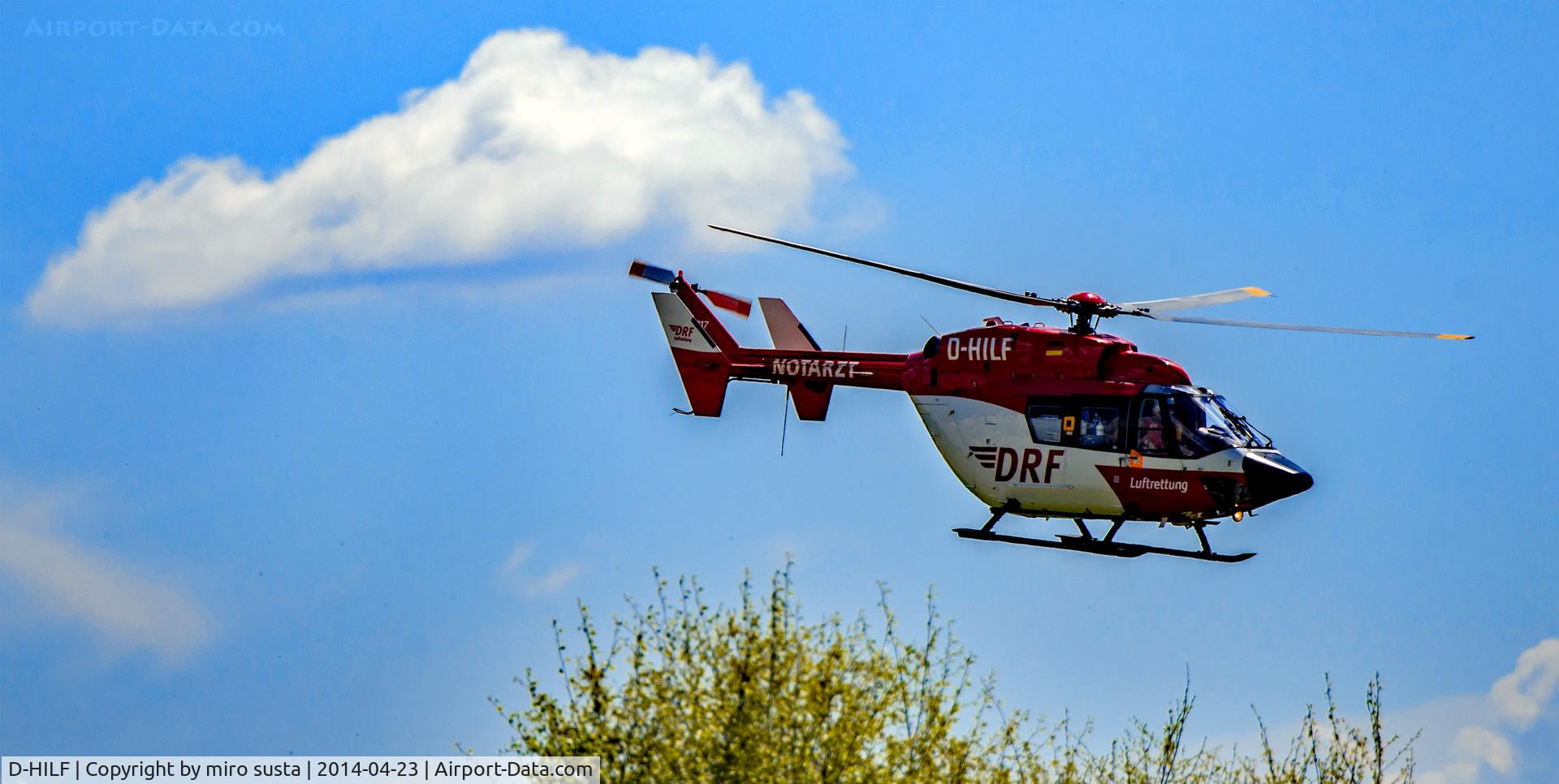D-HILF, Eurocopter-Kawasaki BK-117B-2 C/N 7096, Eurocopter Kawasaki BK-117B2 in action, Southern Germany
