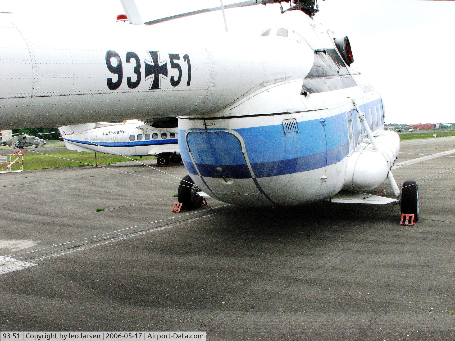 93 51, Mil Mi-8S Hip C/N 105104, Berlin Gatow 17.5.2006