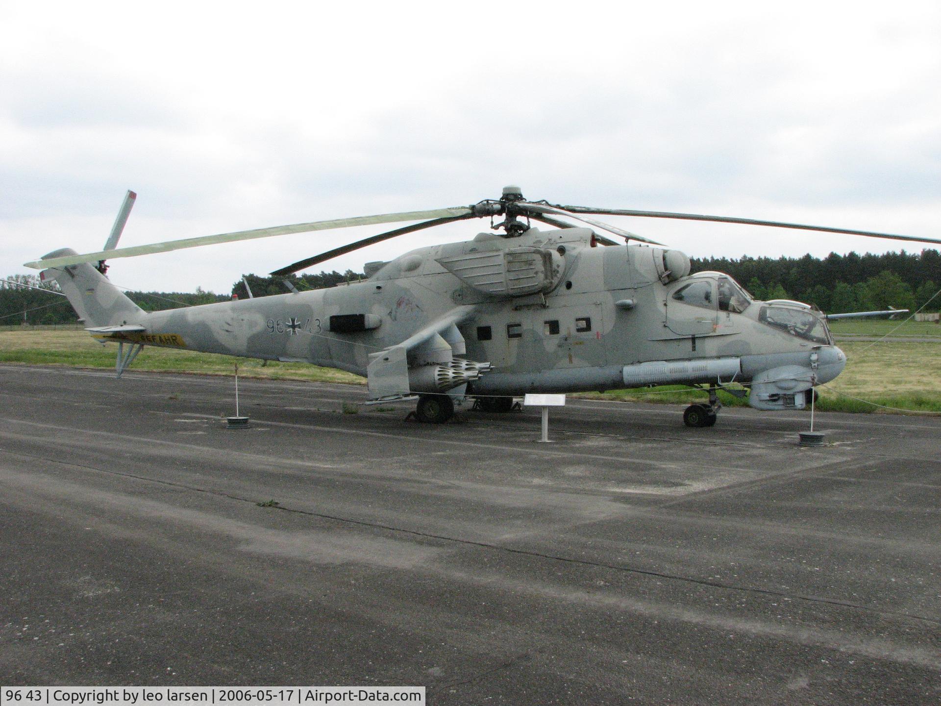 96 43, Mil Mi-24P Hind F C/N 340333, Berlin Gatow Museum 17.5.2006
