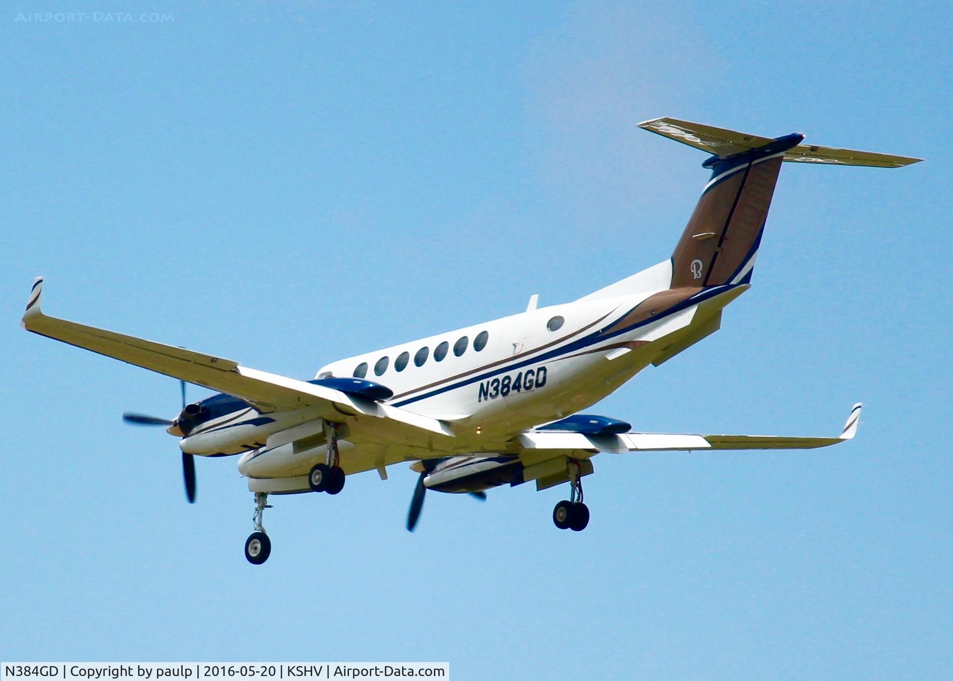 N384GD, Hawker Beechcraft 350 King Air (B300) C/N FL-706, At Shreveport Regional.