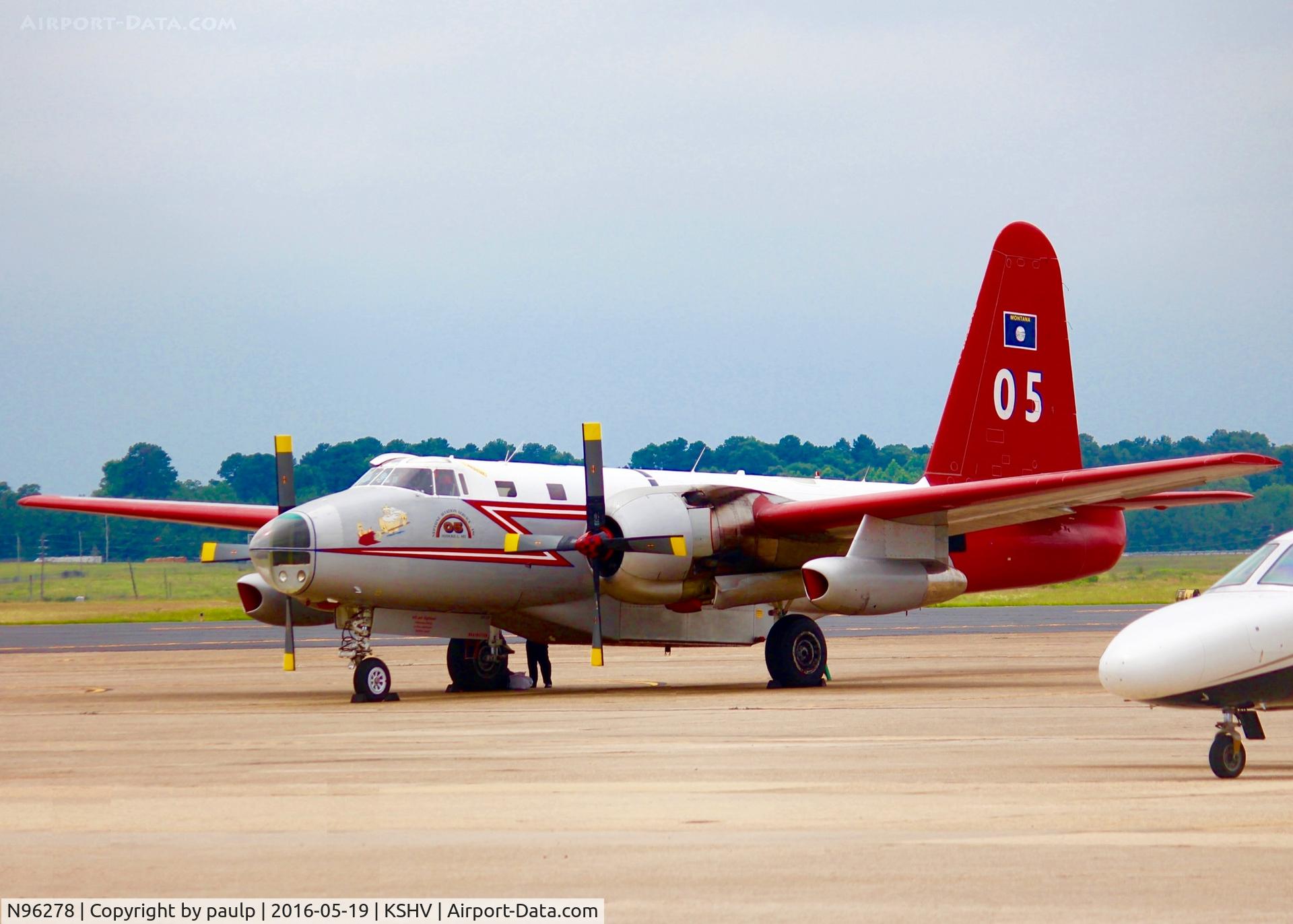 N96278, Lockheed P2V-5F Neptune C/N 426-5340, At Shreveport Regional.