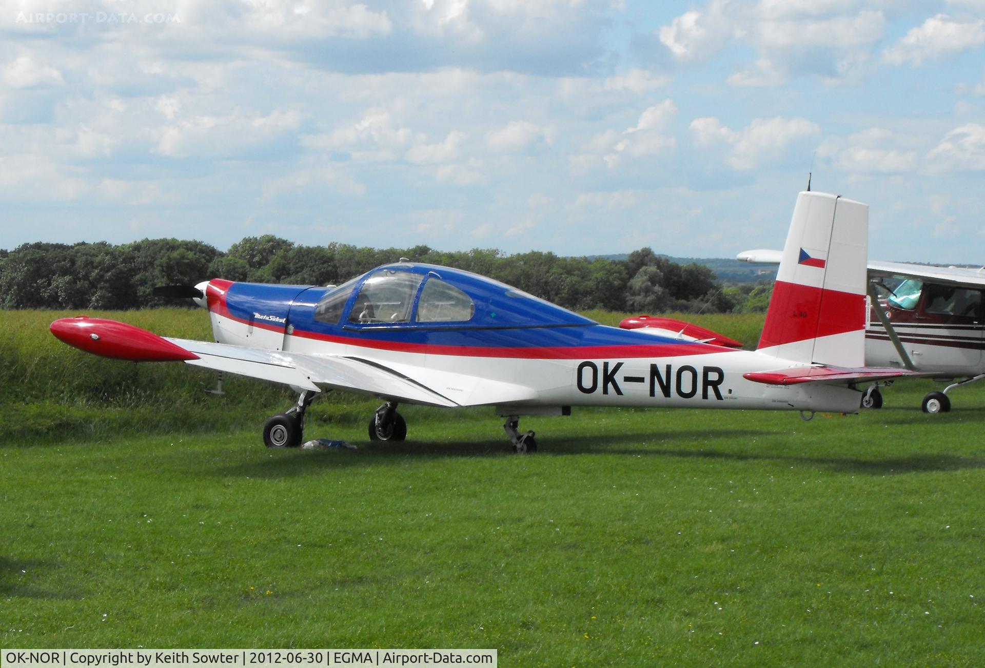 OK-NOR, 1961 Orlican L-40 Meta Sokol C/N 150905, Visiting Fowlmere