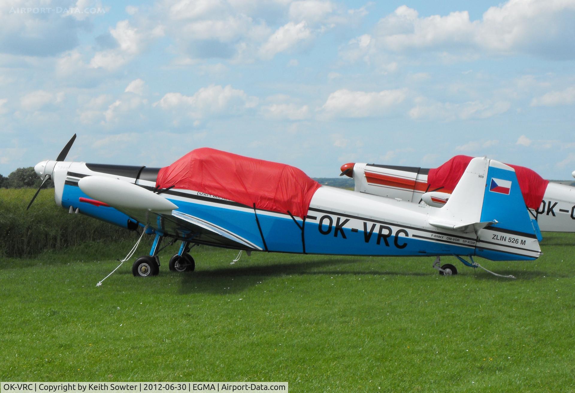 OK-VRC, 1966 Zlin Z-526M Trener Master C/N 909, Visiting Fowlmere