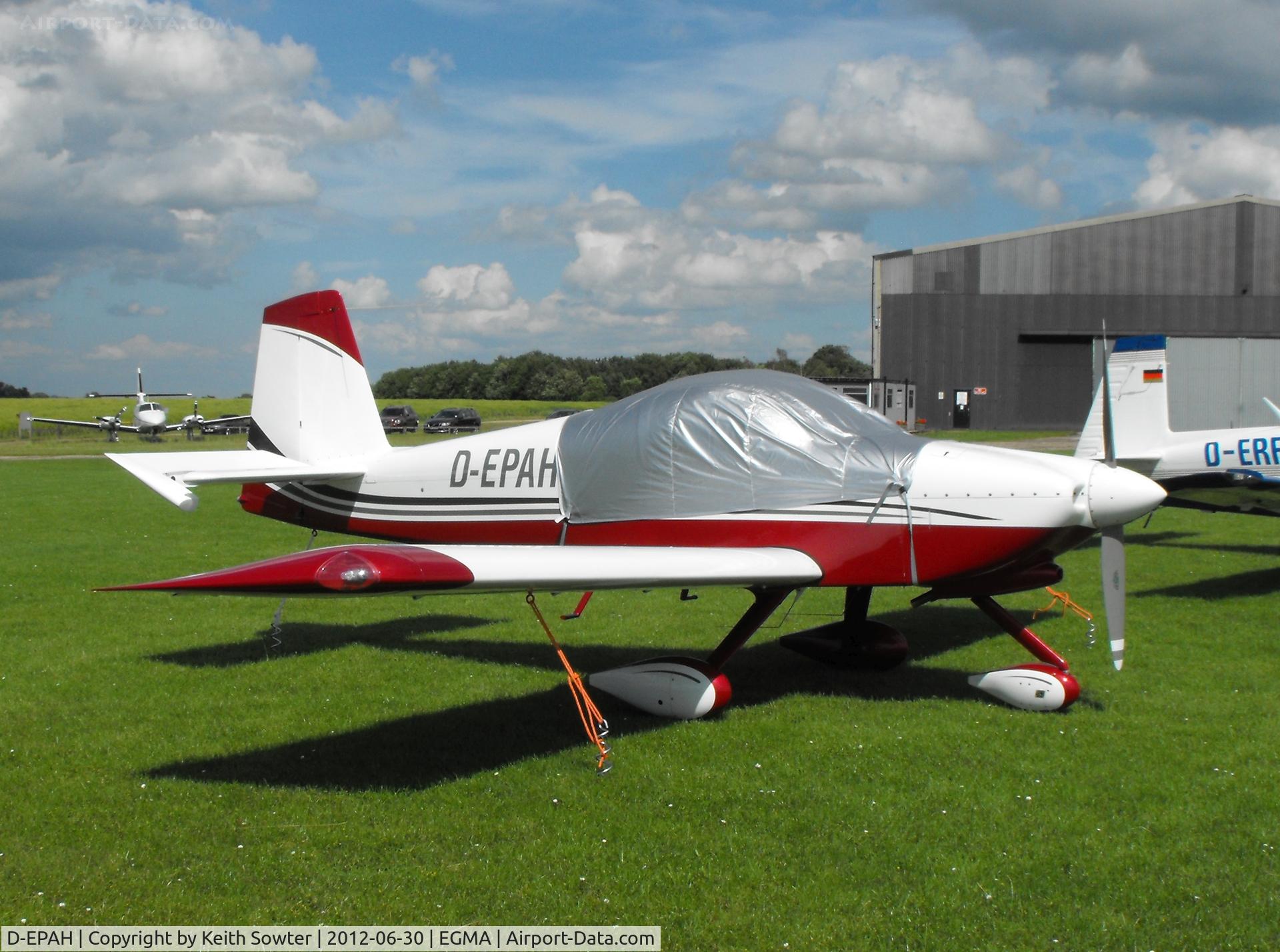 D-EPAH, 2008 Vans RV-9A C/N 2002175, Visiting Fowlmere