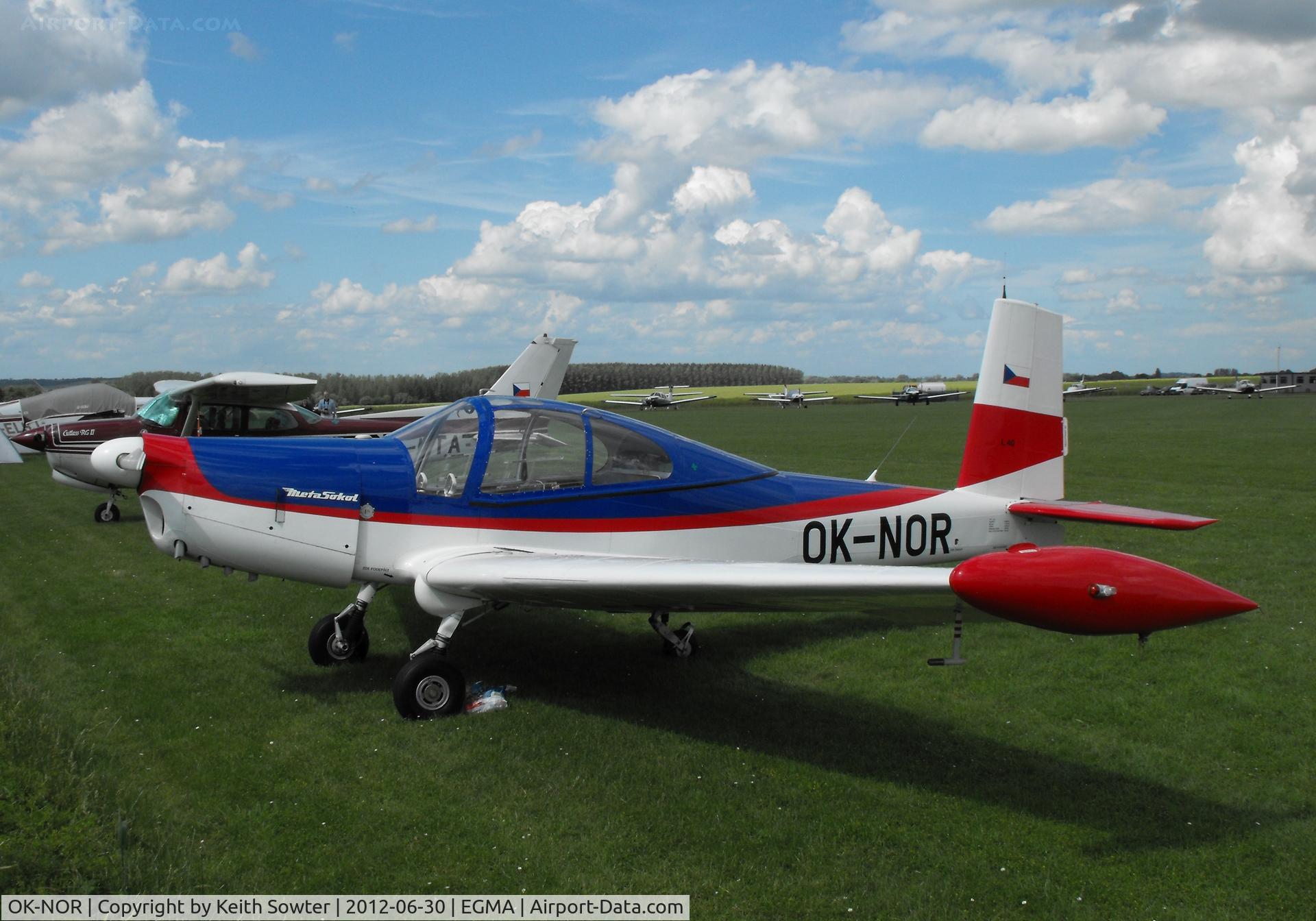 OK-NOR, 1961 Orlican L-40 Meta Sokol C/N 150905, Visiting Fowlmere