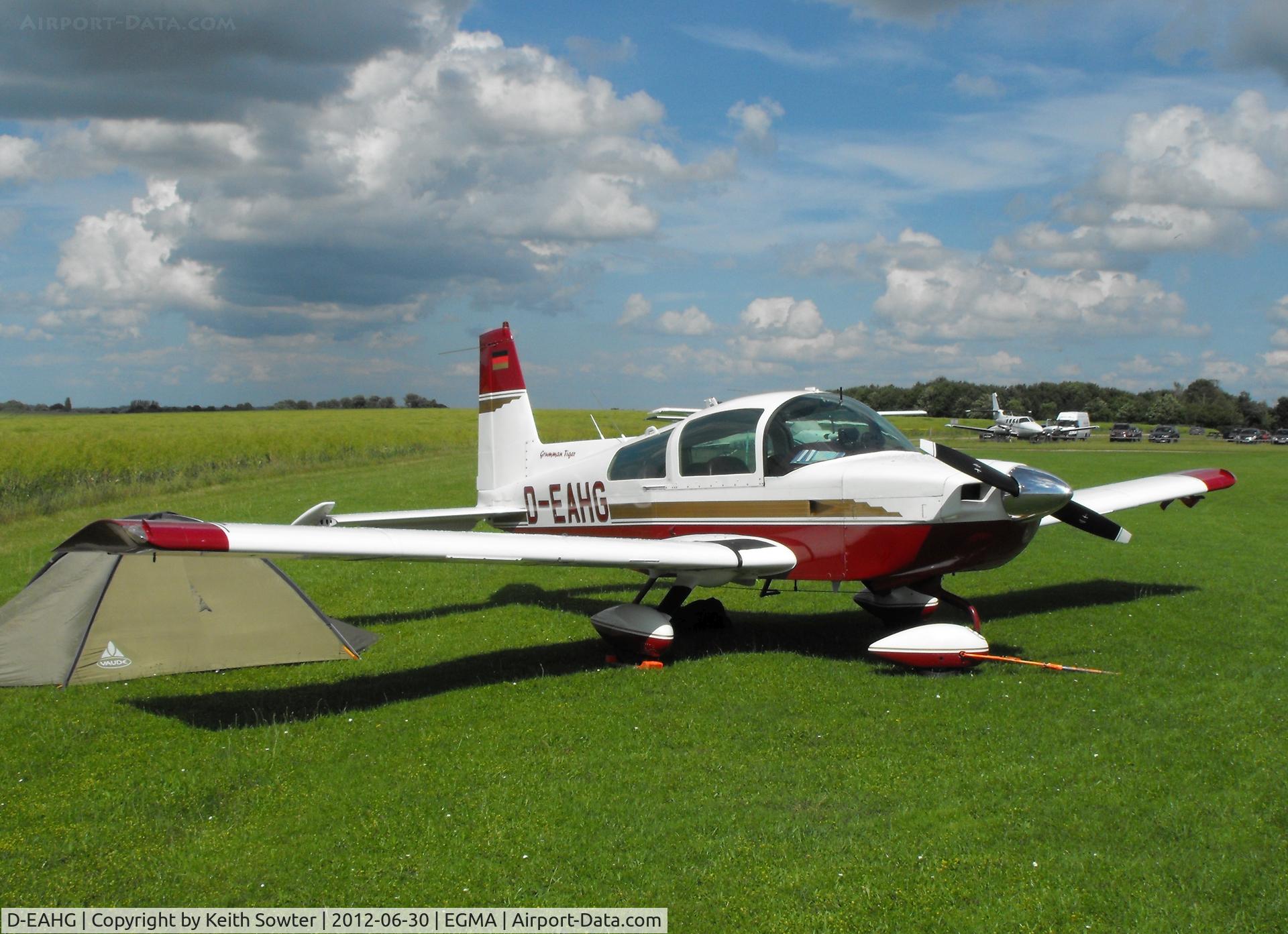 D-EAHG, Grumman American AA-5B Tiger C/N AA5B-0469, Visiting Fowlmere
