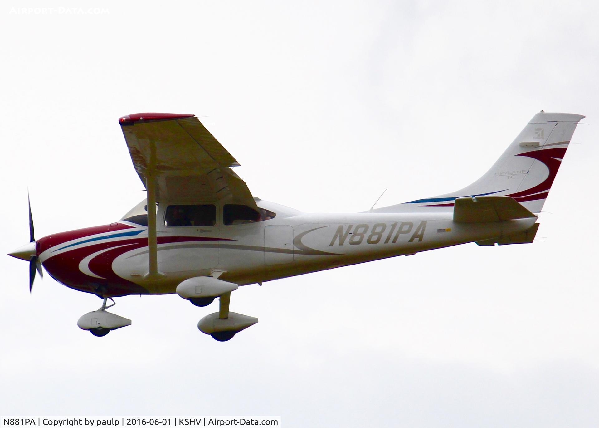 N881PA, 2009 Cessna T182T Turbo Skylane C/N T18208960, At Shreveport Regional.