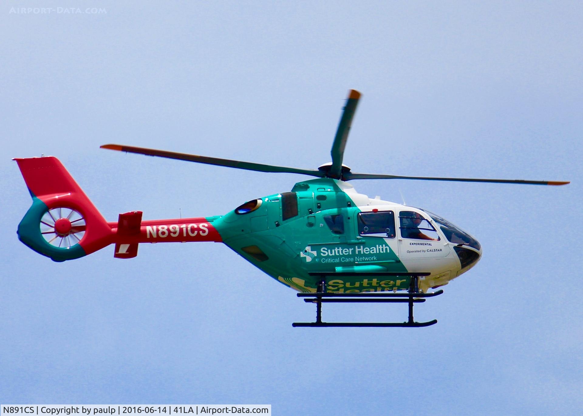 N891CS, 2015 Airbus Helicopters EC-135P-3 C/N 1195, At Metro Aviation.