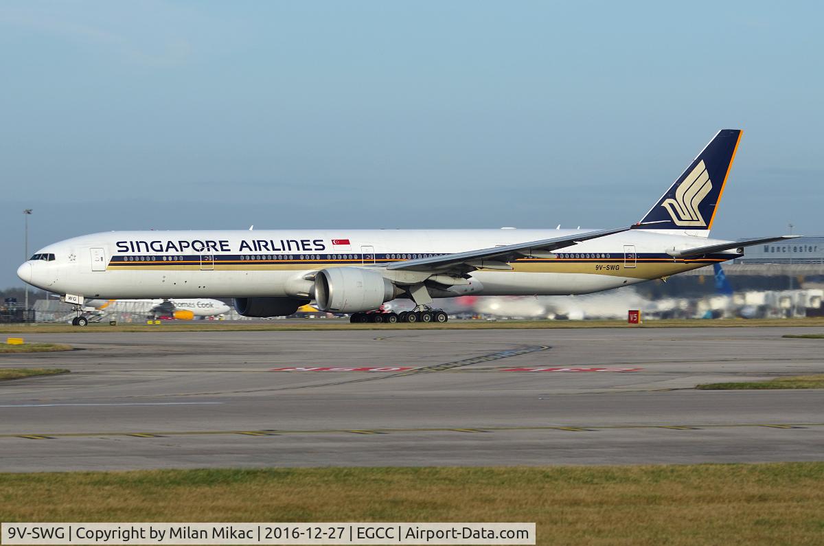 9V-SWG, 2006 Boeing 777-312/ER C/N 34572, Take off 23R
