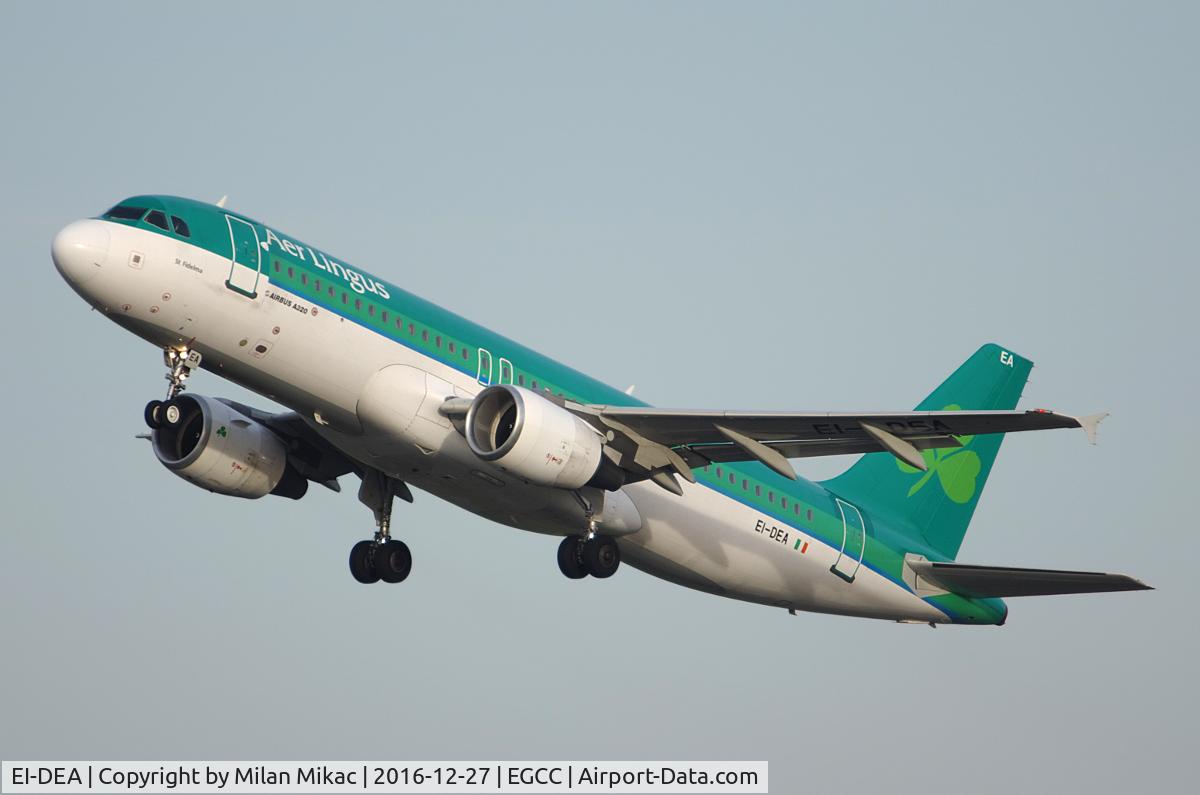EI-DEA, 2004 Airbus A320-214 C/N 2191, EI205 departs for Dublin (DUB).