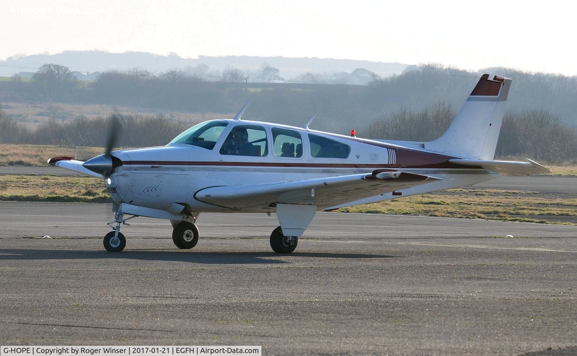 G-HOPE, 1978 Beech F33A Bonanza Bonanza C/N CE-805, Visiting Bonanza.