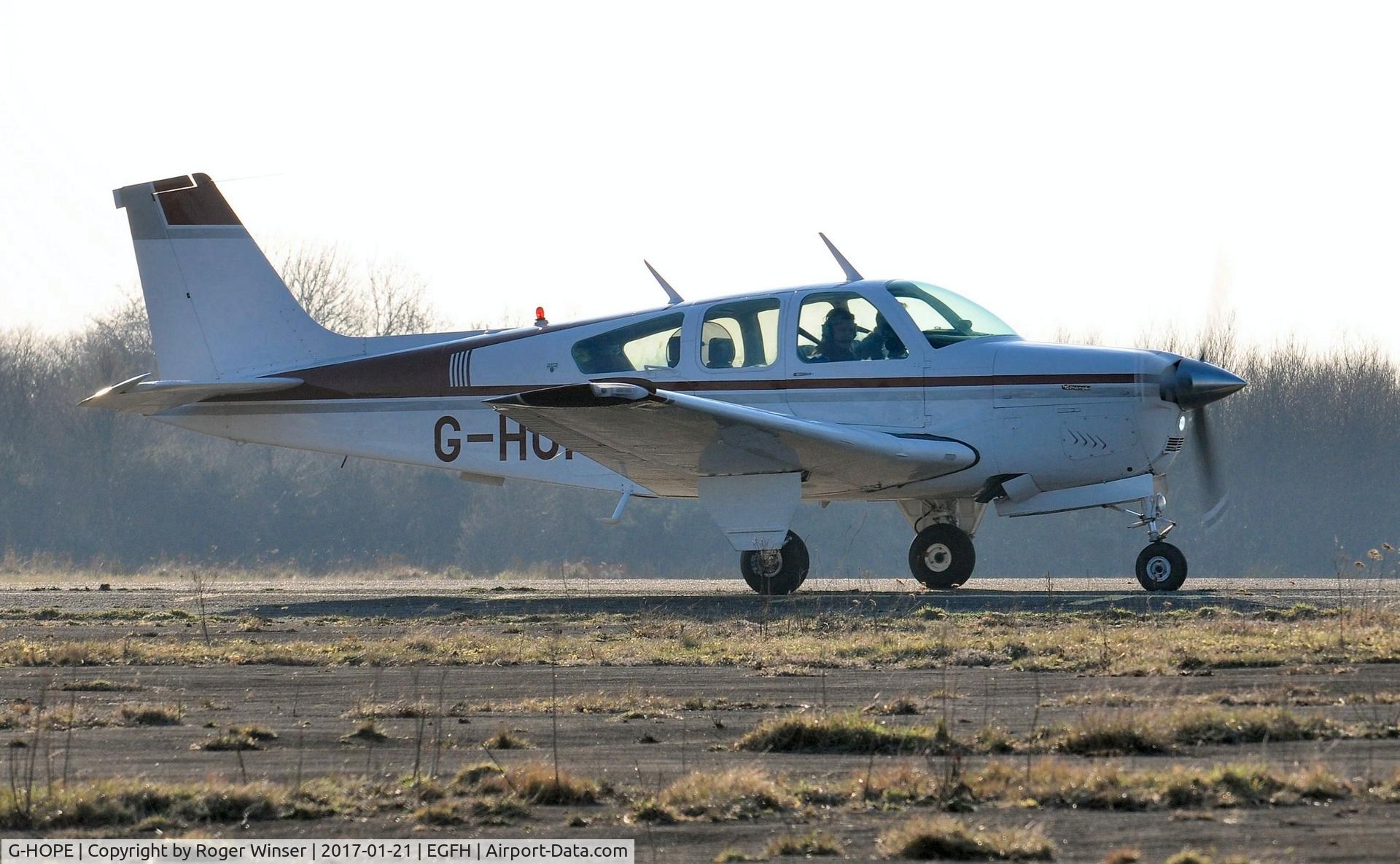 G-HOPE, 1978 Beech F33A Bonanza Bonanza C/N CE-805, Visiting Bonanza.
