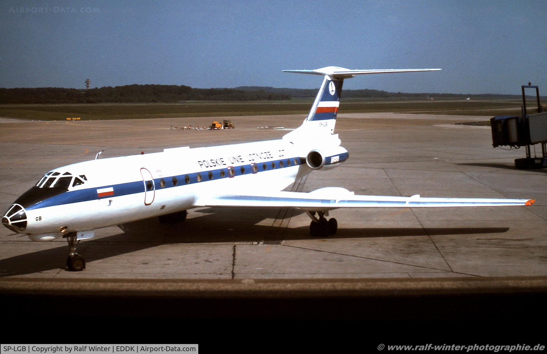 SP-LGB, 1968 Tupolev Tu-134 C/N 0603, Tupolev Tu134 - LOT Polskie Linie Lotnicze crashed 1980 - SP-LGB - 1978 - CGN