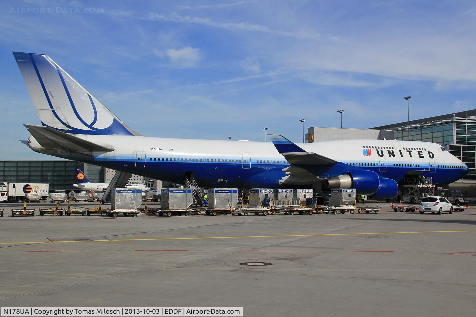 N178UA, 1990 Boeing 747-422 C/N 24385, 