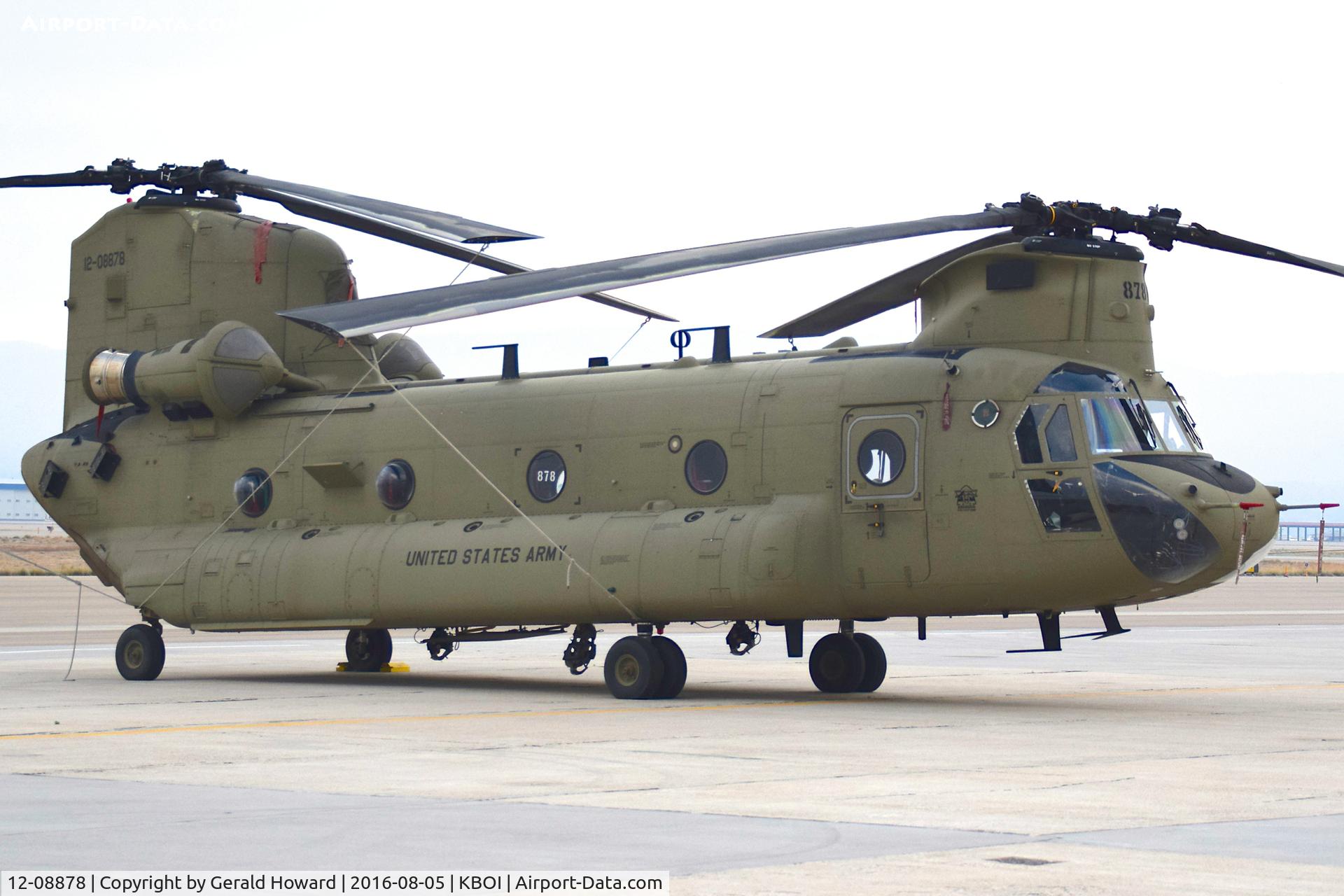 12-08878, 2012 Boeing Vertol CH-47D Chinook C/N M8878, B Co. 1-214th GSAB