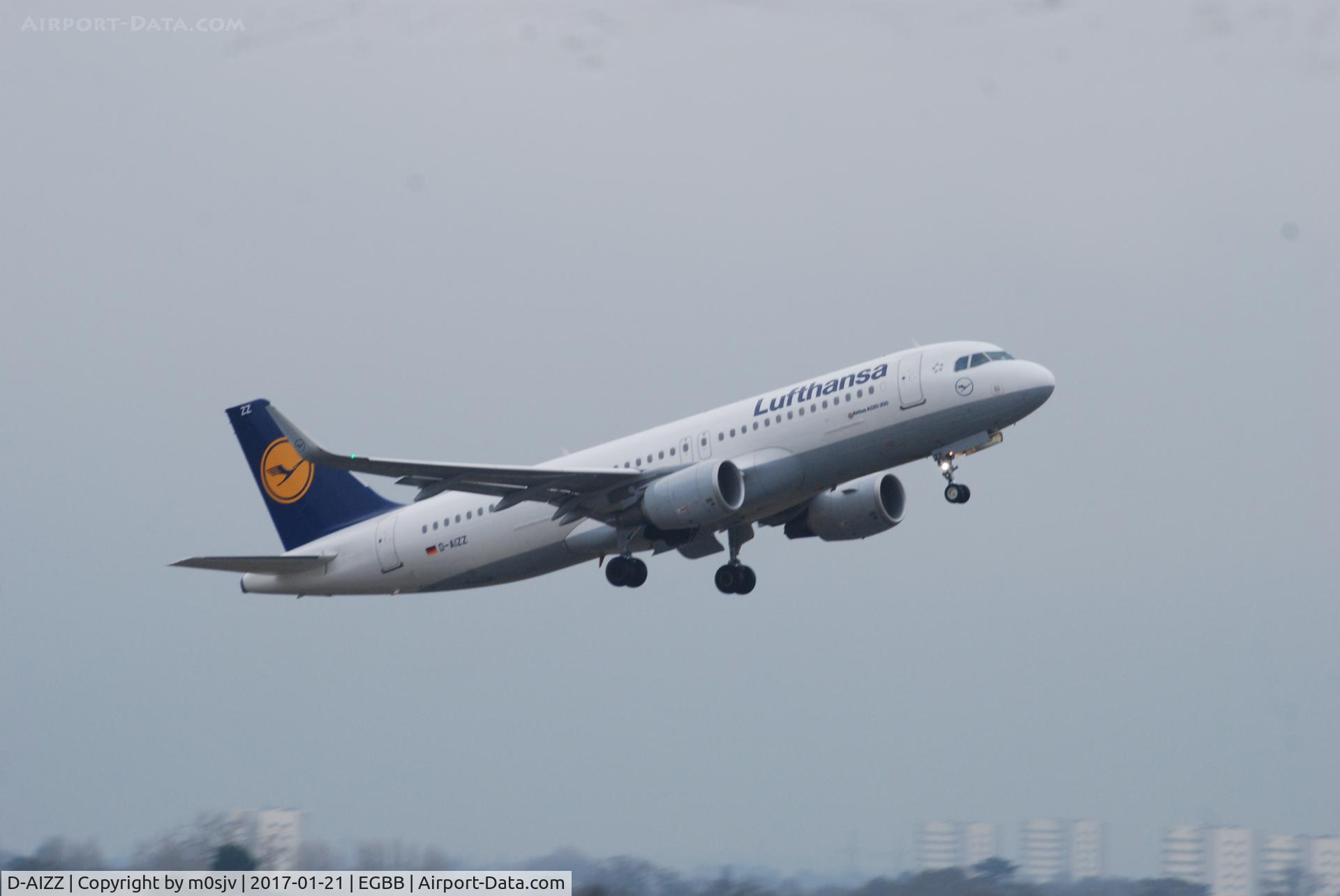D-AIZZ, 2013 Airbus A320-214 C/N 5831, A SHORT TAKE OFF RUN THIS AFTERNOON