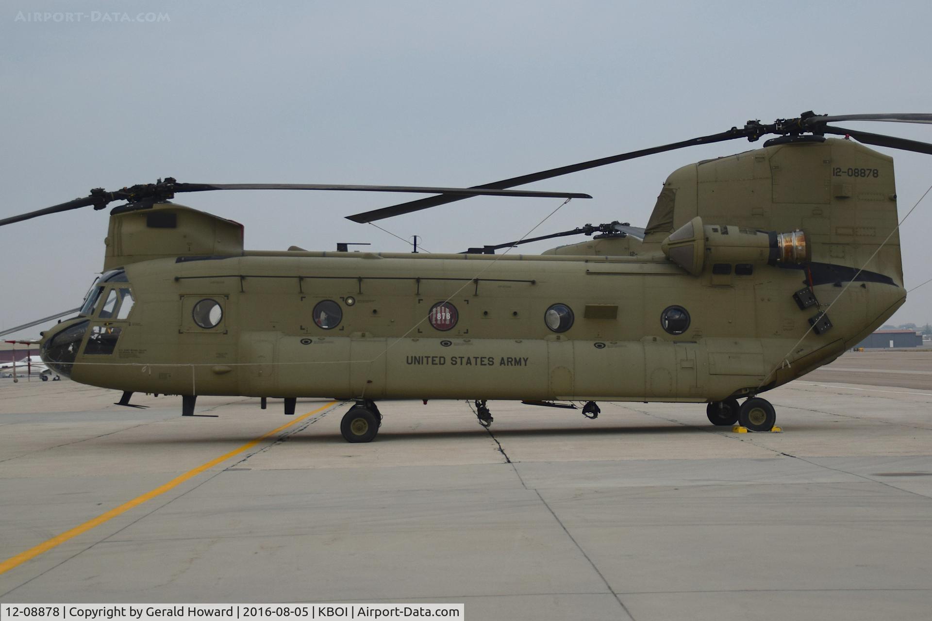 12-08878, 2012 Boeing Vertol CH-47D Chinook C/N M8878, B Co. 1-214th GSAB