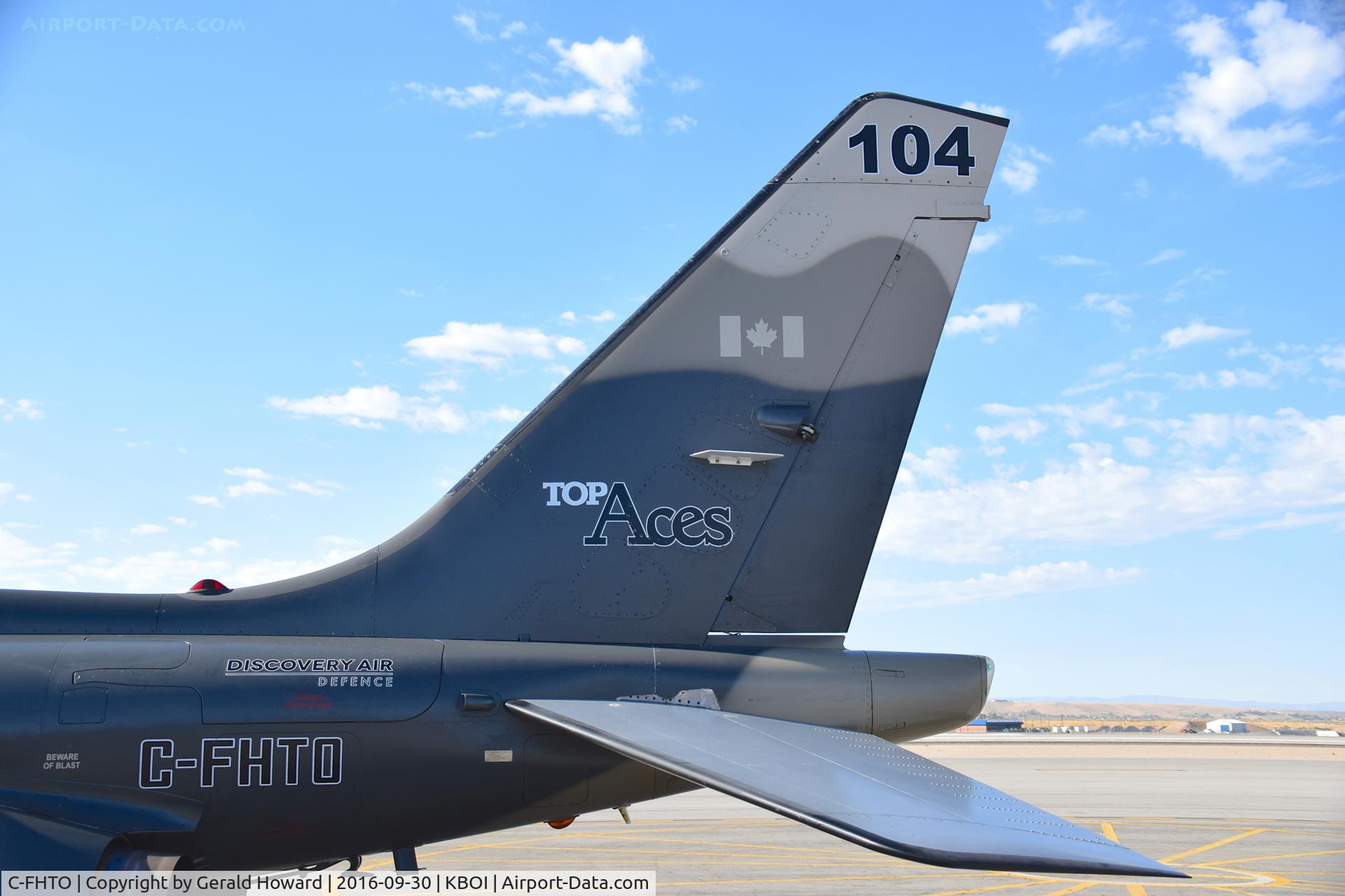 C-FHTO, 1981 Dassault-Dornier Alpha Jet A C/N 104, Tail photo.