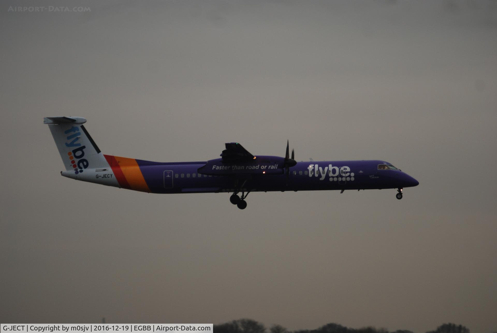 G-JECT, 2006 De Havilland Canada DHC-8-402Q Dash 8 C/N 4144, FINALS TO LAND