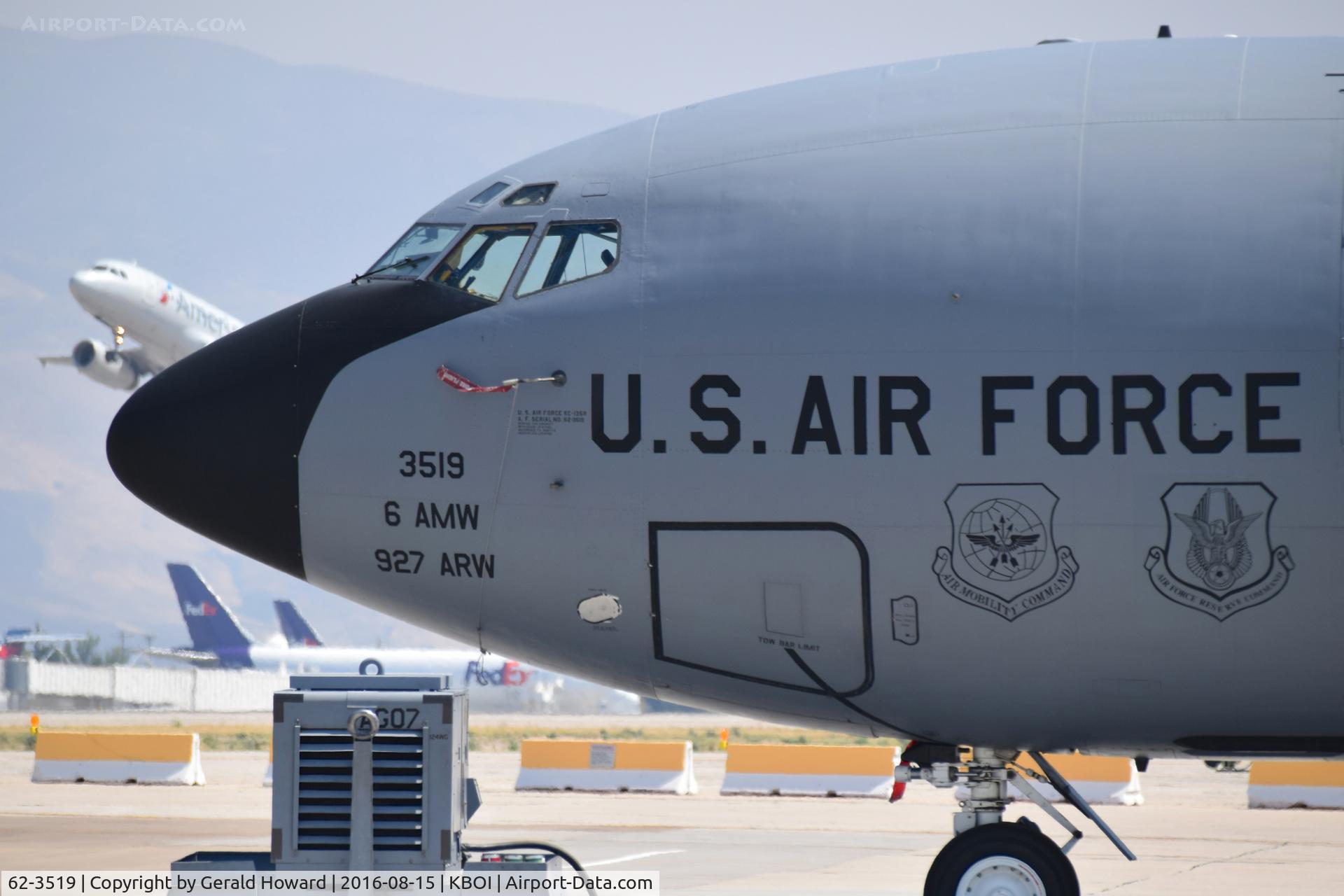 62-3519, 1962 Boeing KC-135R Stratotanker C/N 18502, 6th AMW / 927th ARW, MacDill AFB