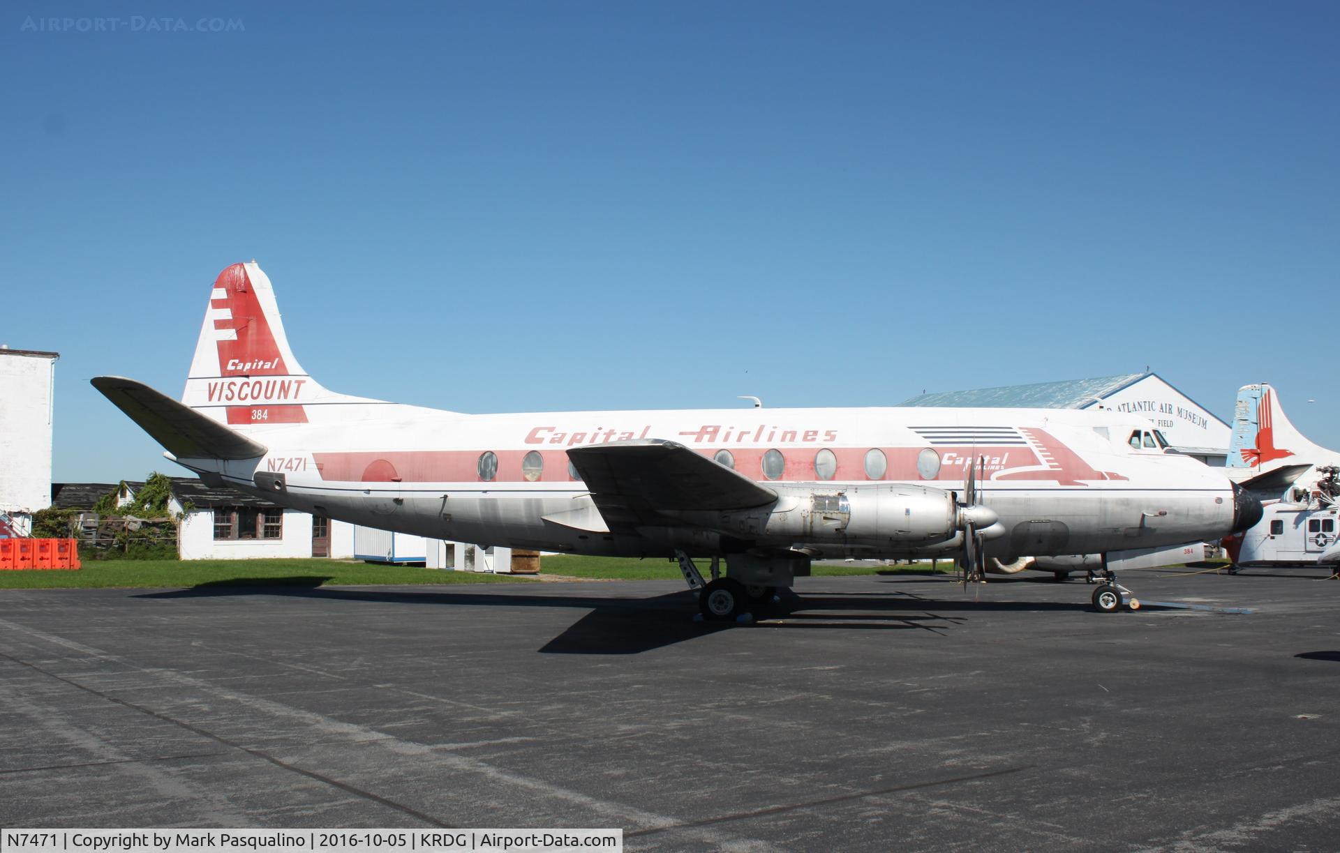 N7471, 1957 Vickers Viscount 797 C/N 233, Vickers Viscount