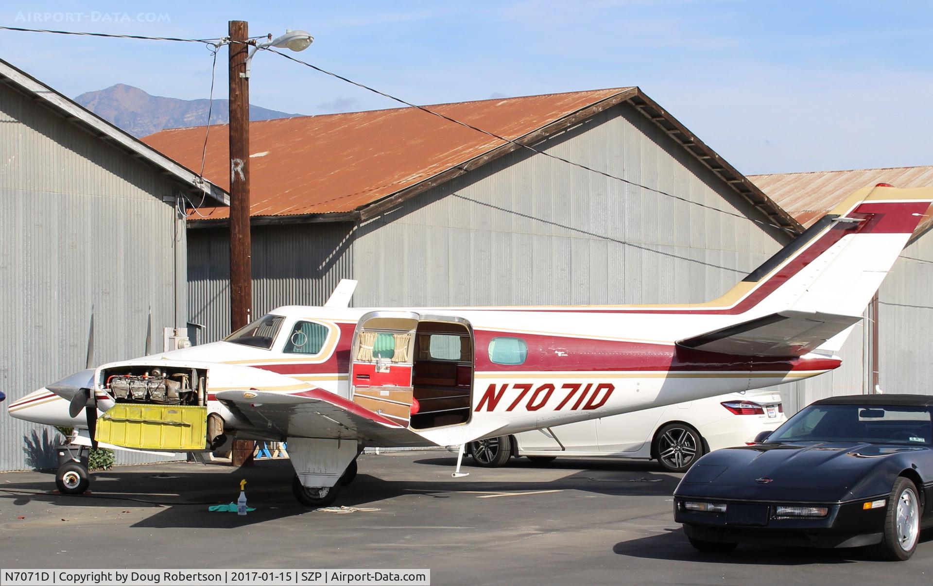 N7071D, 1969 Beech 60 Duke C/N P-115, 1969 Beech 60 DUKE, two Lycoming TIO-540-E1A4 Turbosupercharged 380 Hp each, 6 seats