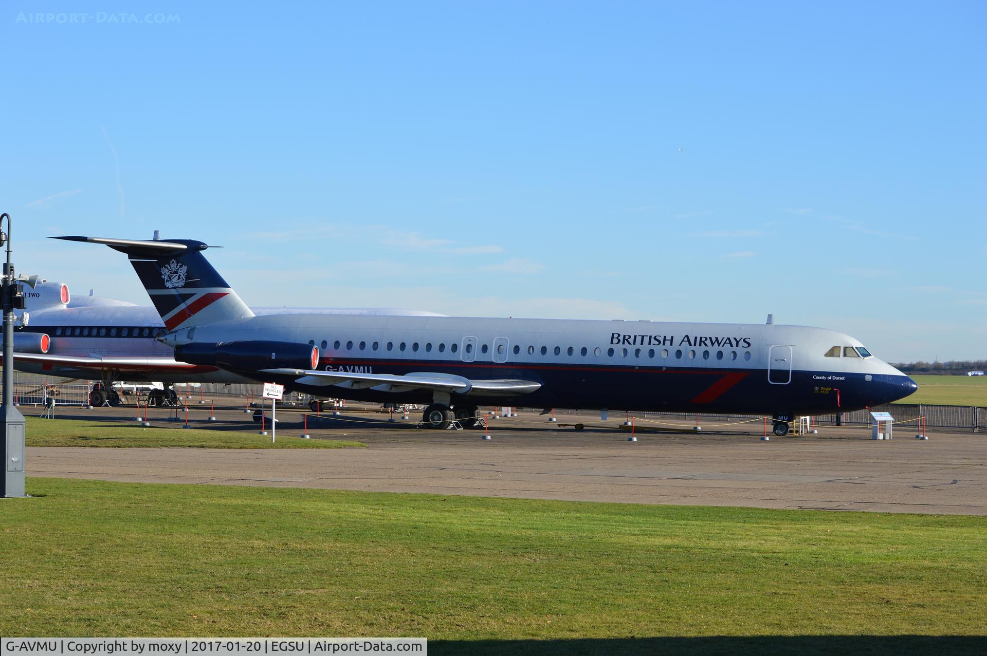 G-AVMU, 1968 BAC 111-510ED One-Eleven C/N BAC.148, BAC 111-510ED One-Eleven at Duxford.