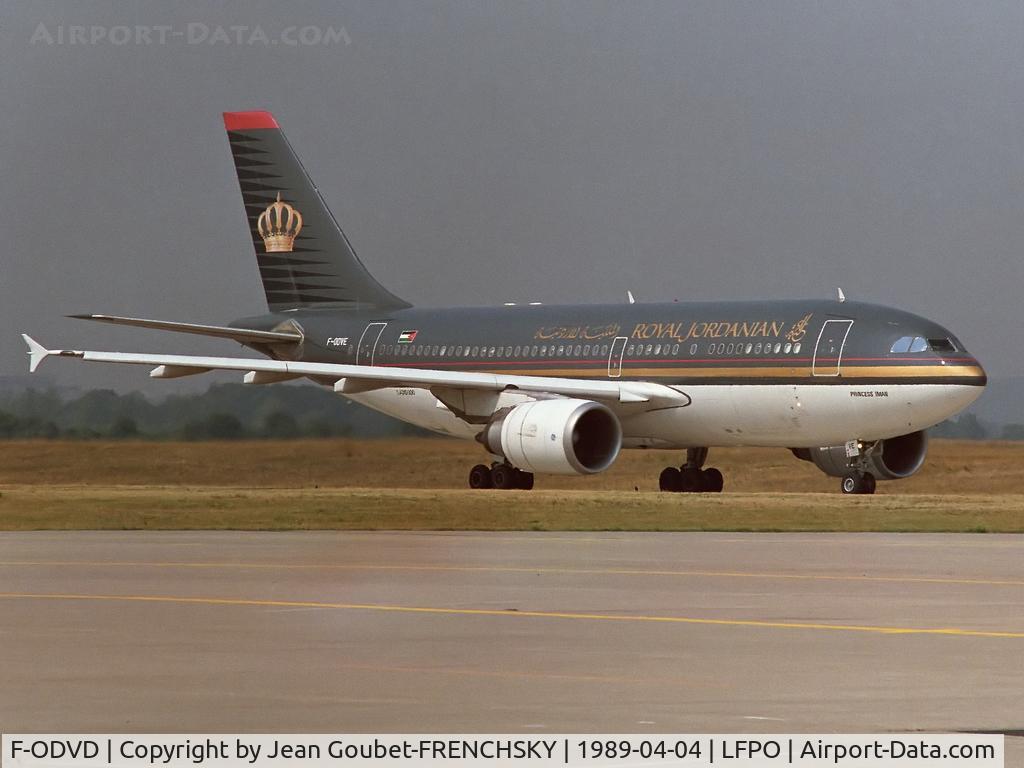 F-ODVD, 1987 Airbus A310-304 C/N 421, Royal Jordanian Airlines