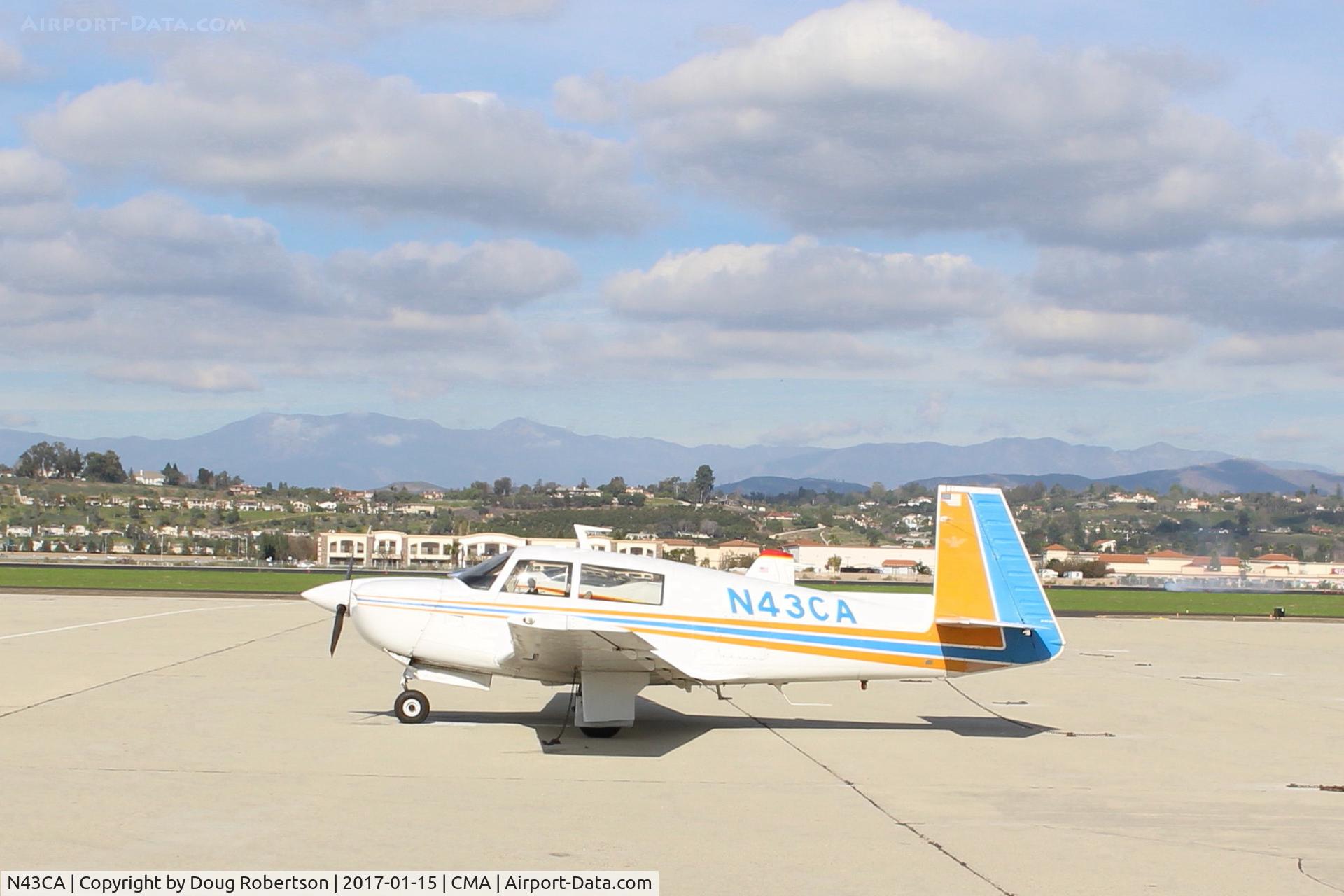 N43CA, 1977 Mooney M20J 201 C/N 24-0270, 1977 Mooney M20J 201, Lycoming IO-360-A1A 200 Hp