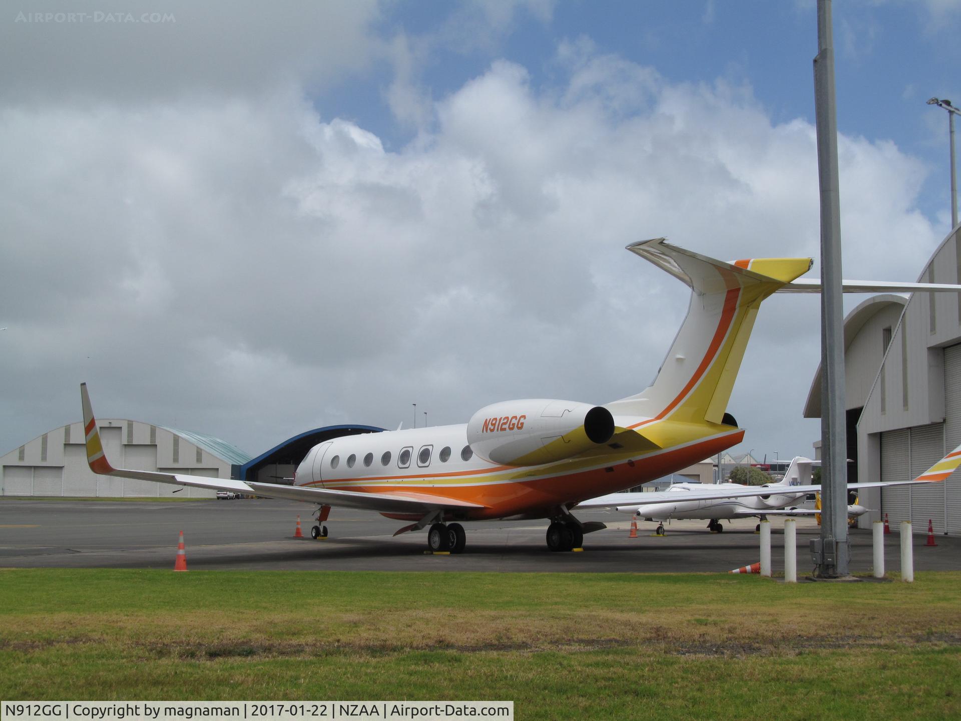 N912GG, 2015 Gulfstream G-VI (G650ER) C/N 6193, at AKL
