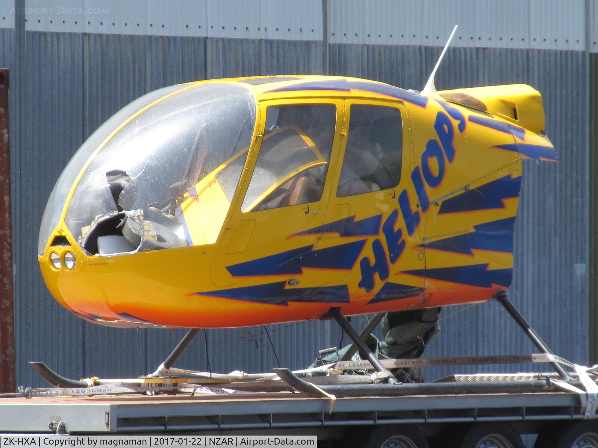 ZK-HXA, Robinson R44 C/N 0049, been like that for three years or more