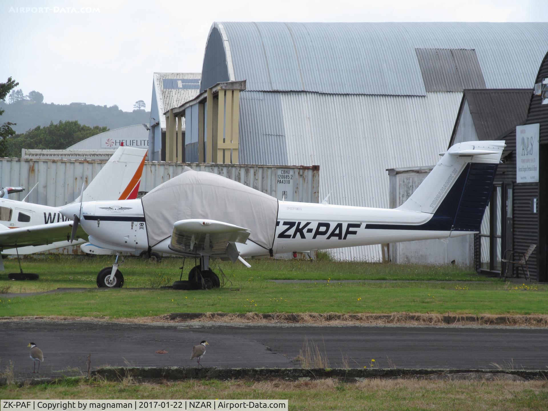 ZK-PAF, Piper PA-38-112 Tomahawk Tomahawk C/N 38-81A0040, in for a check up?
