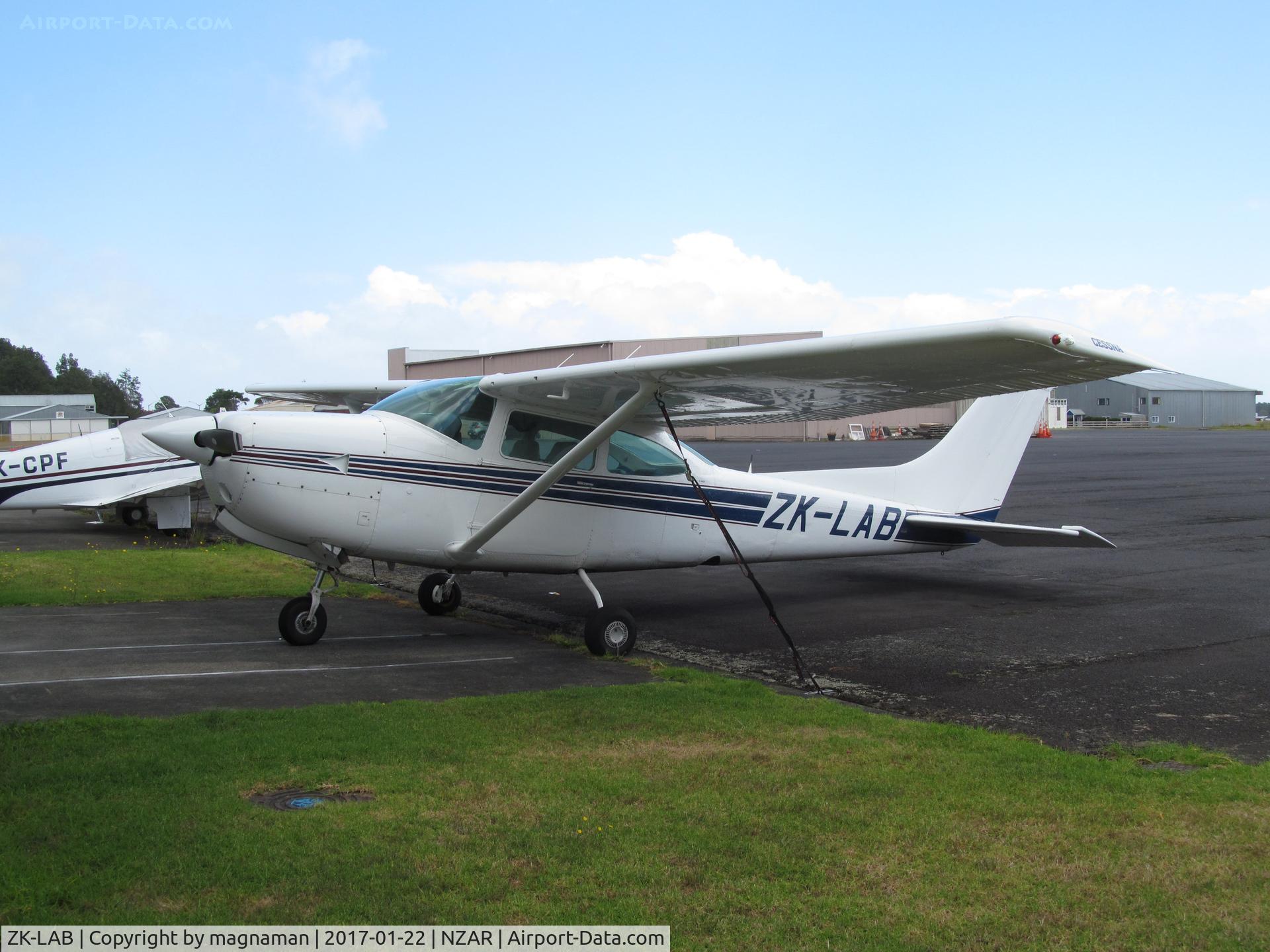 ZK-LAB, Cessna R182 Skylane RG C/N R18201089, owned by a scientist no doubt