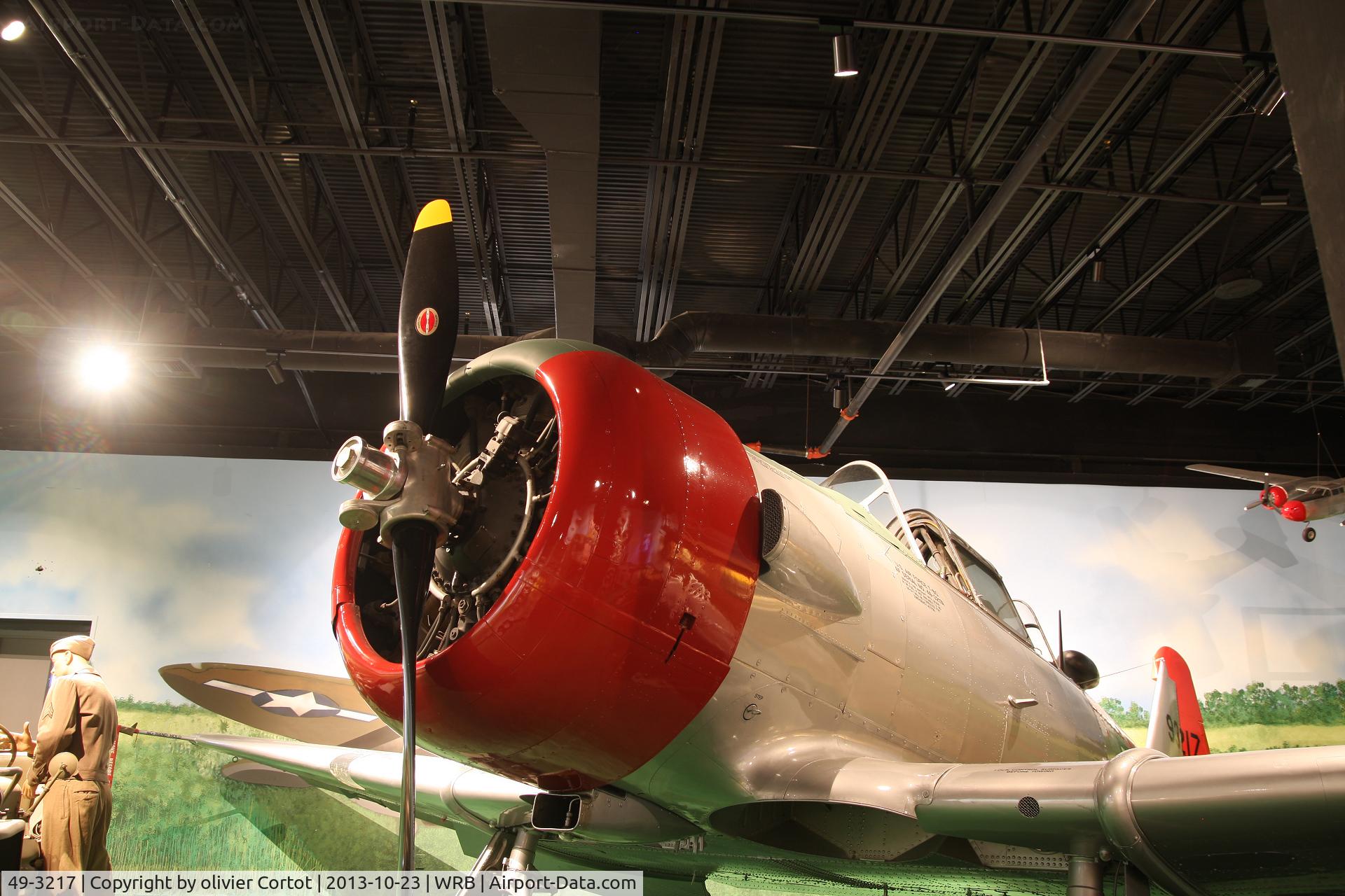 49-3217, 1949 North American T-6G Texan C/N 168-321, very nice museum in Georgia. Museum of Aviation, Robins AFB.