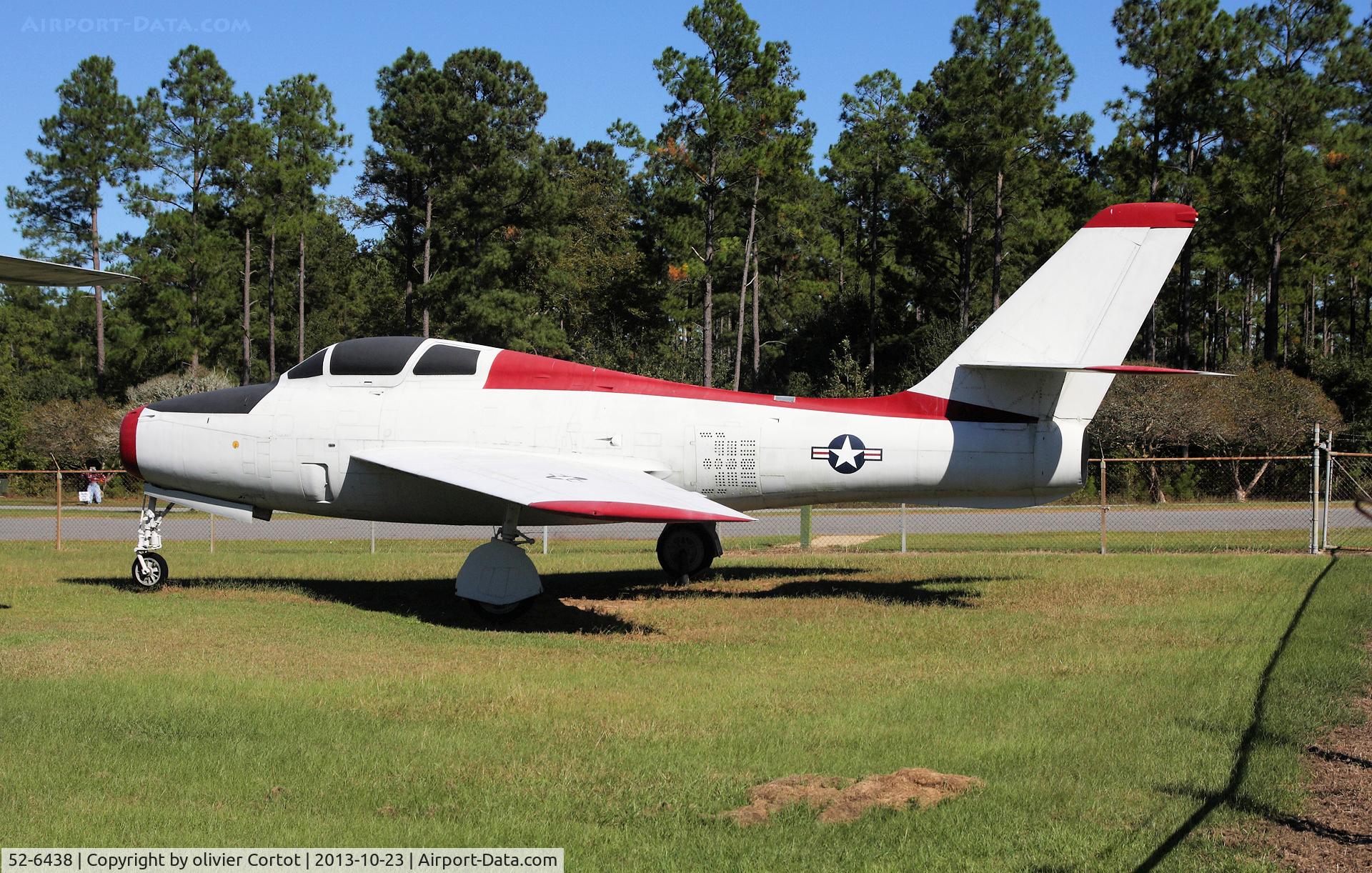 52-6438, 1952 Republic F-84F Thunderstreak C/N Not found 52-6438, Georgia veteran state park