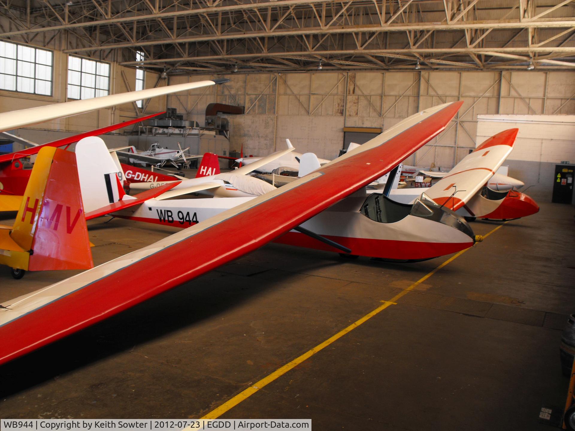 WB944, 1949 Slingsby T-21B Sedbergh TX.1 C/N 611, Resident Glider