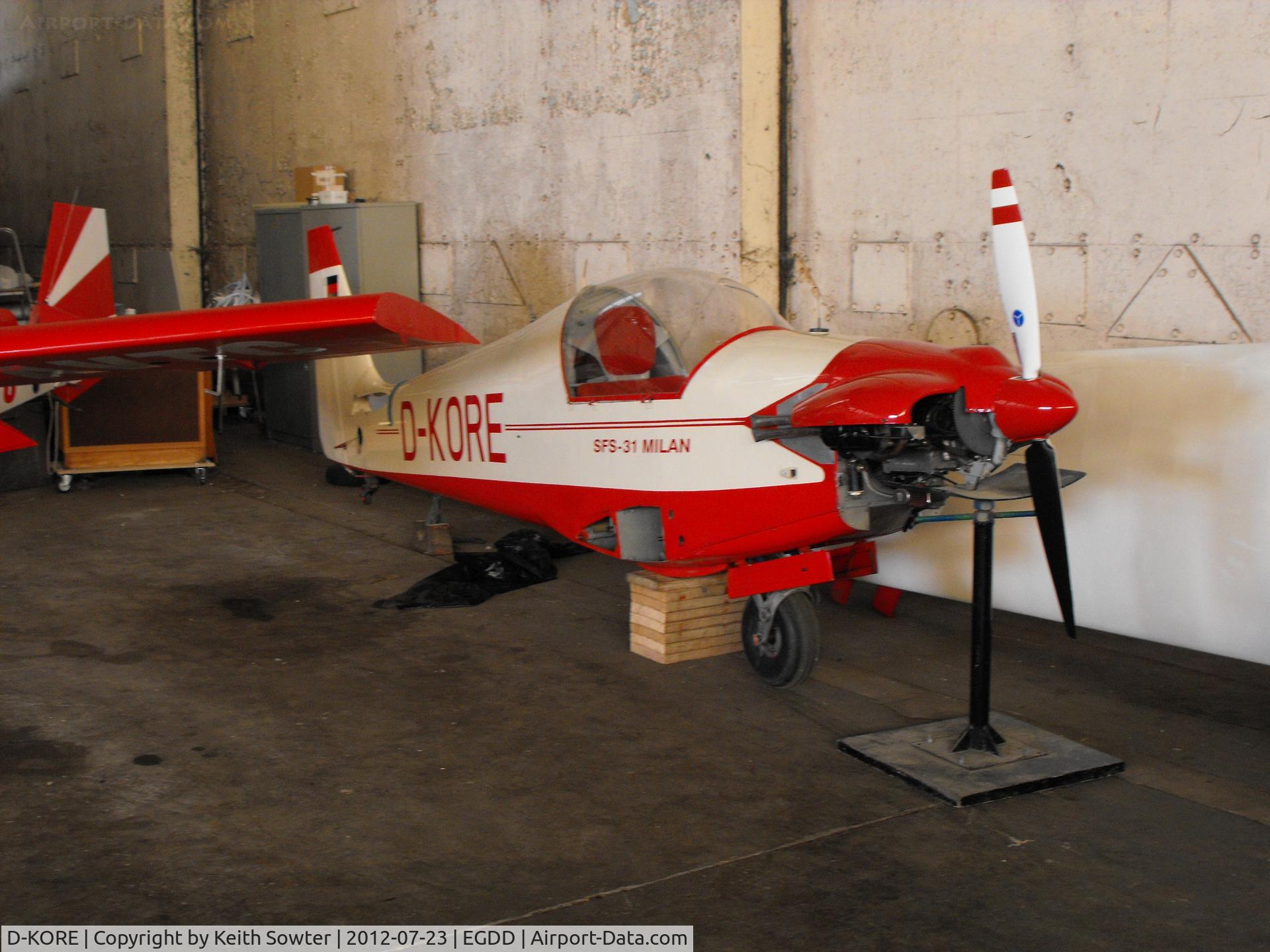D-KORE, Sportavia-Putzer SFS-31 Milan C/N 6601, Resident Glider