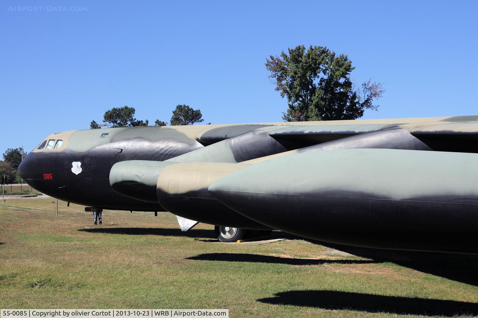 55-0085, 1955 Boeing B-52D Stratofortress C/N 17201, always impressive B-52 ! Museum of Aviation, Robins AFB.